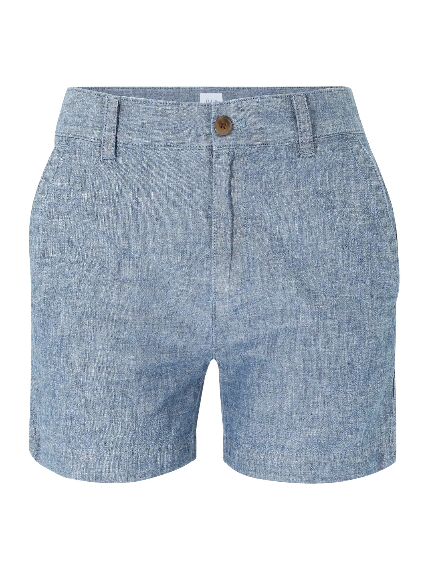 Gap Petite Pantaloni albastru fumuriu - Pled.ro