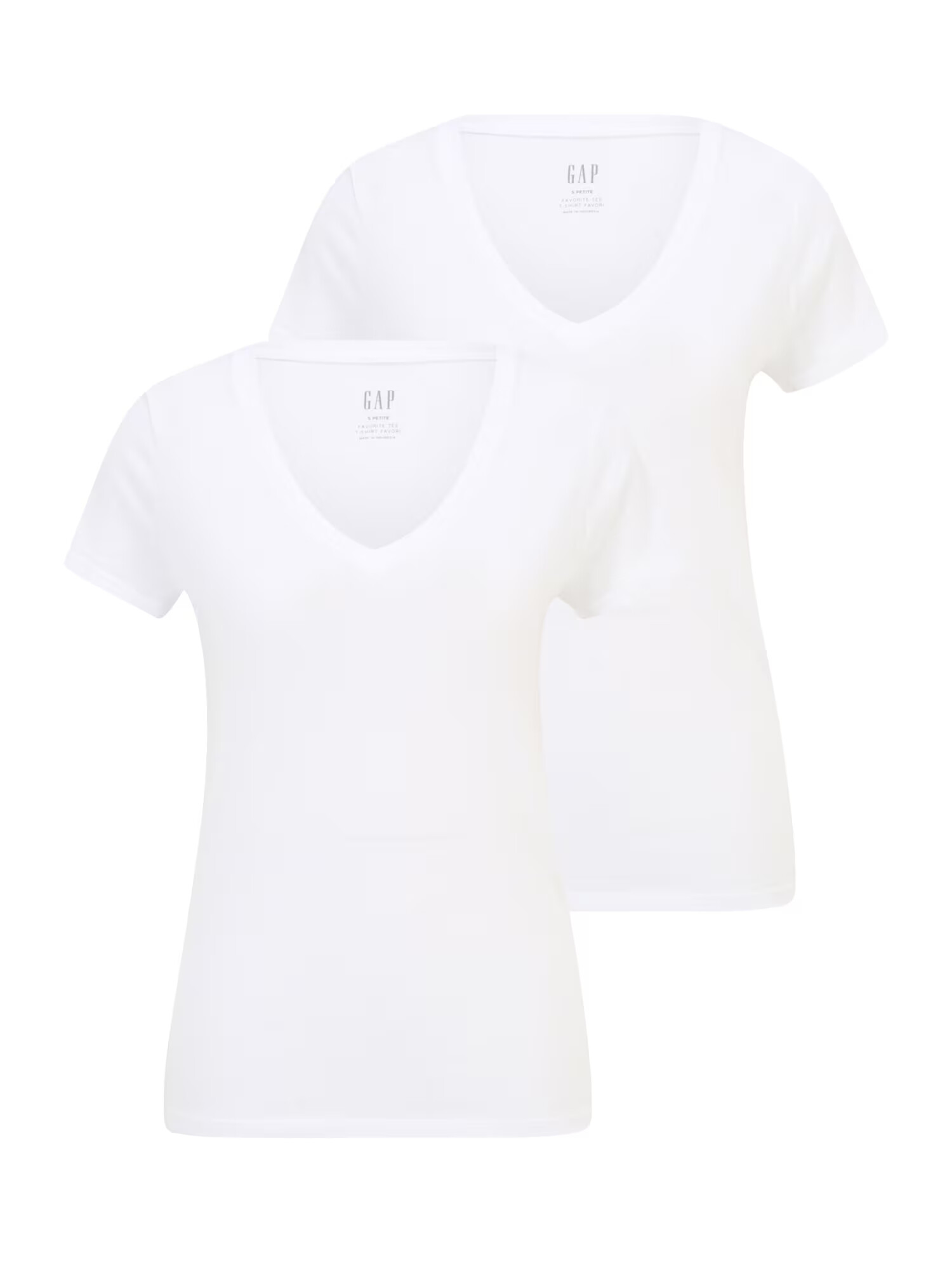 Gap Petite Tricou alb - Pled.ro