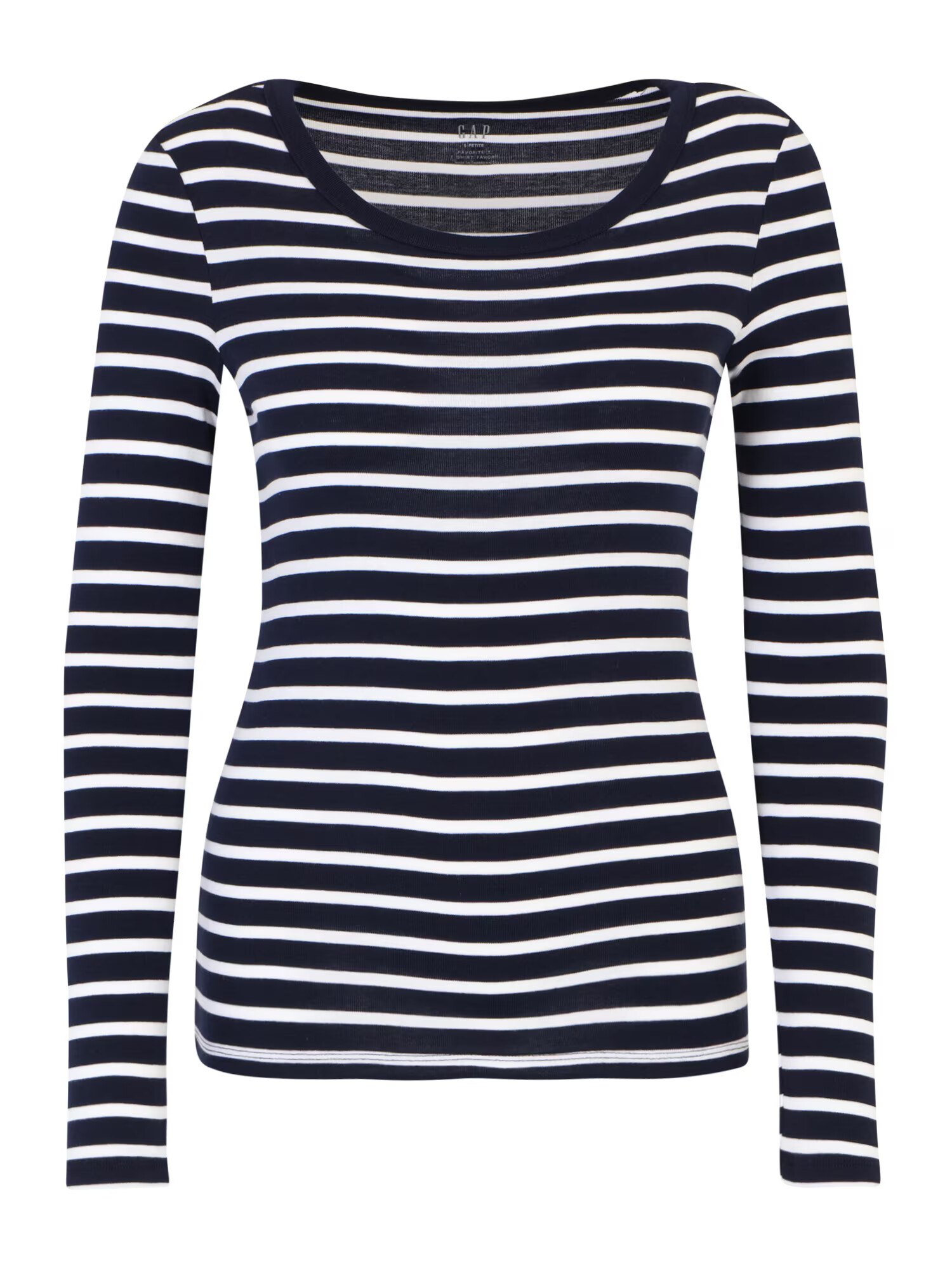 Gap Petite Tricou bleumarin / alb - Pled.ro