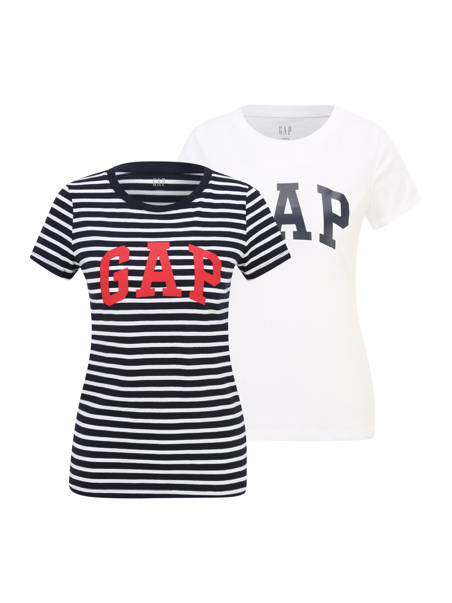 Gap Petite Tricou 'FRANCHISE' bleumarin / roșu / alb - Pled.ro