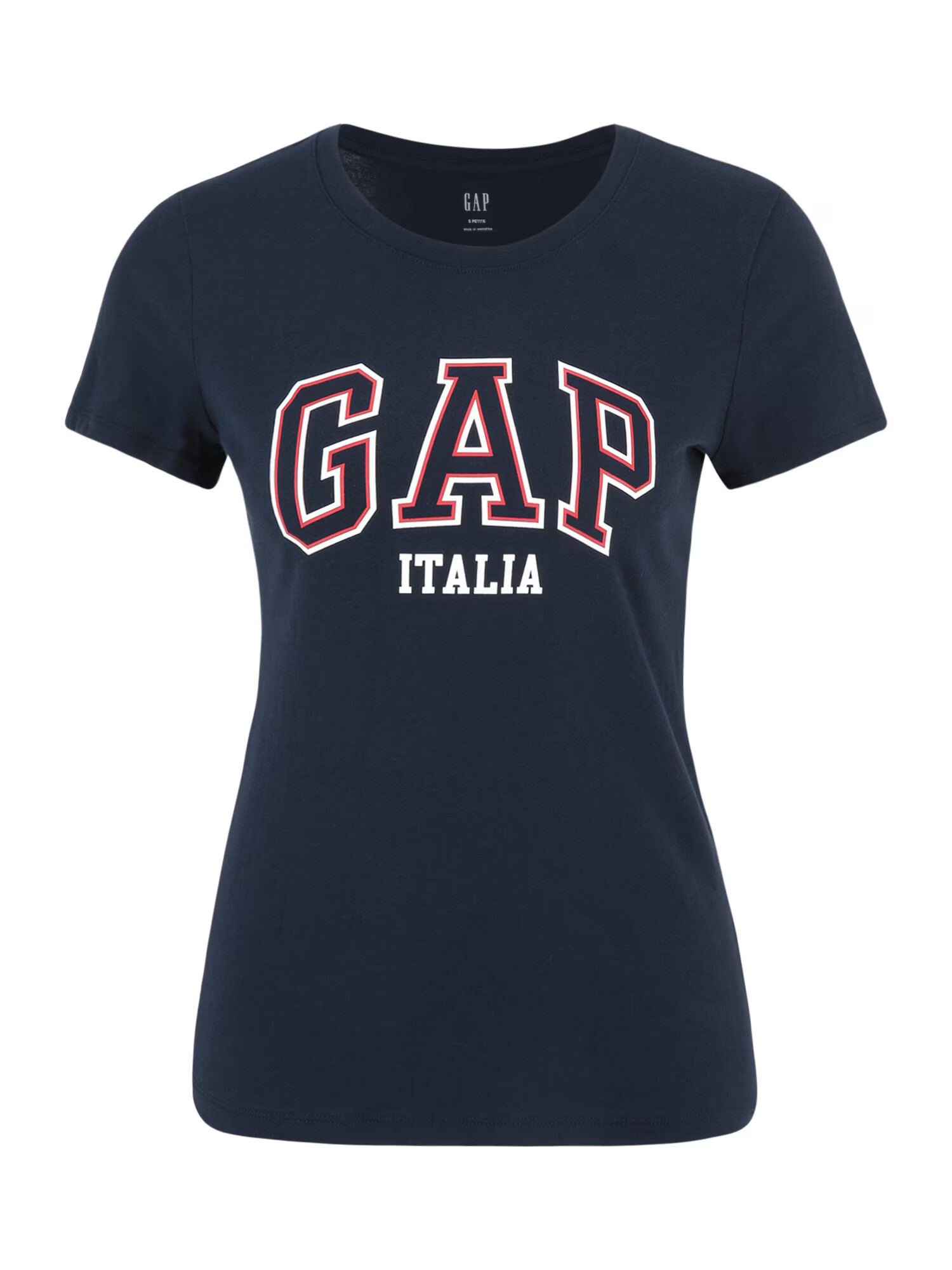 Gap Petite Tricou 'ITALIA' bleumarin / roșu / alb - Pled.ro