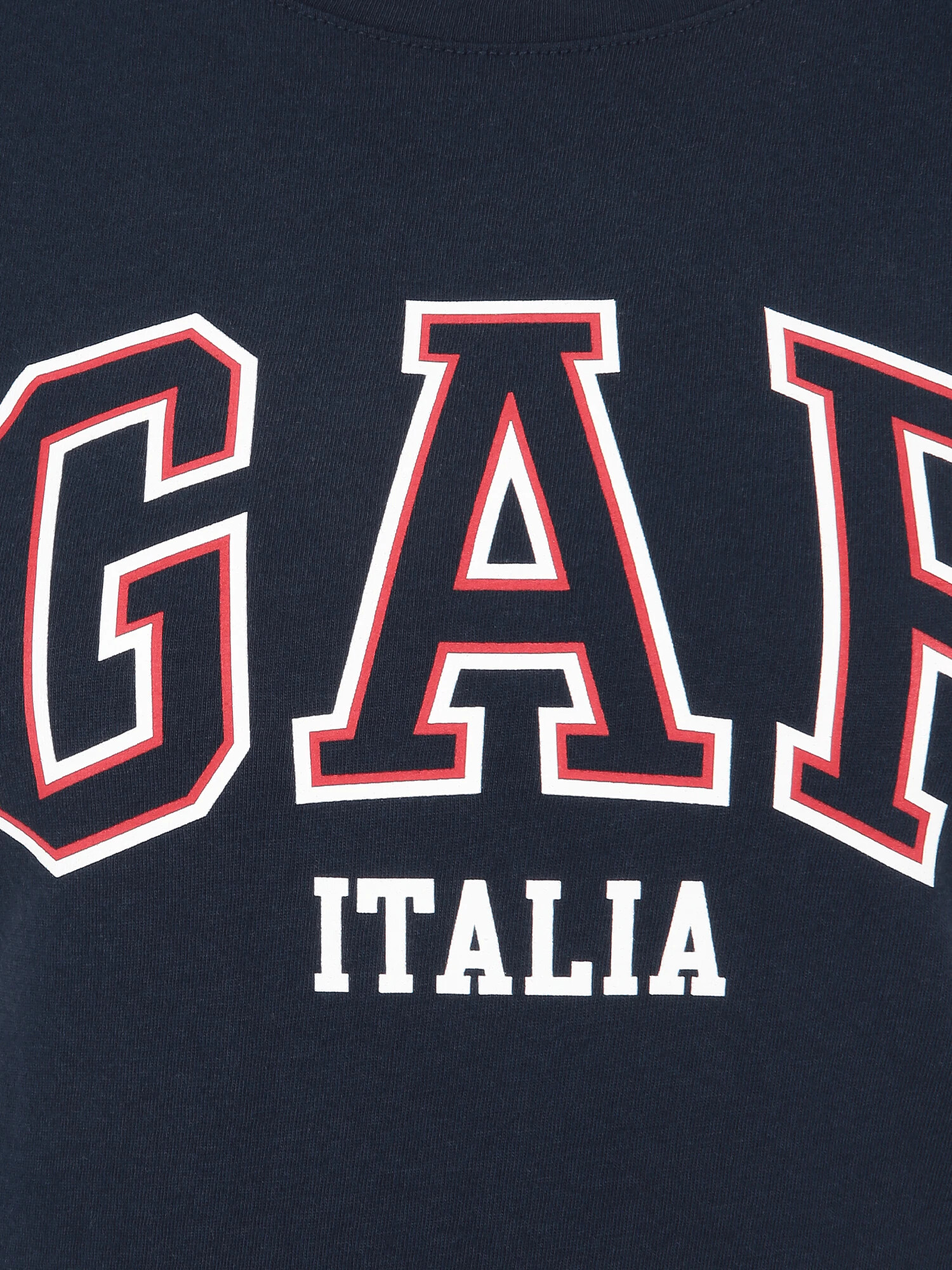 Gap Petite Tricou 'ITALIA' bleumarin / roșu / alb - Pled.ro