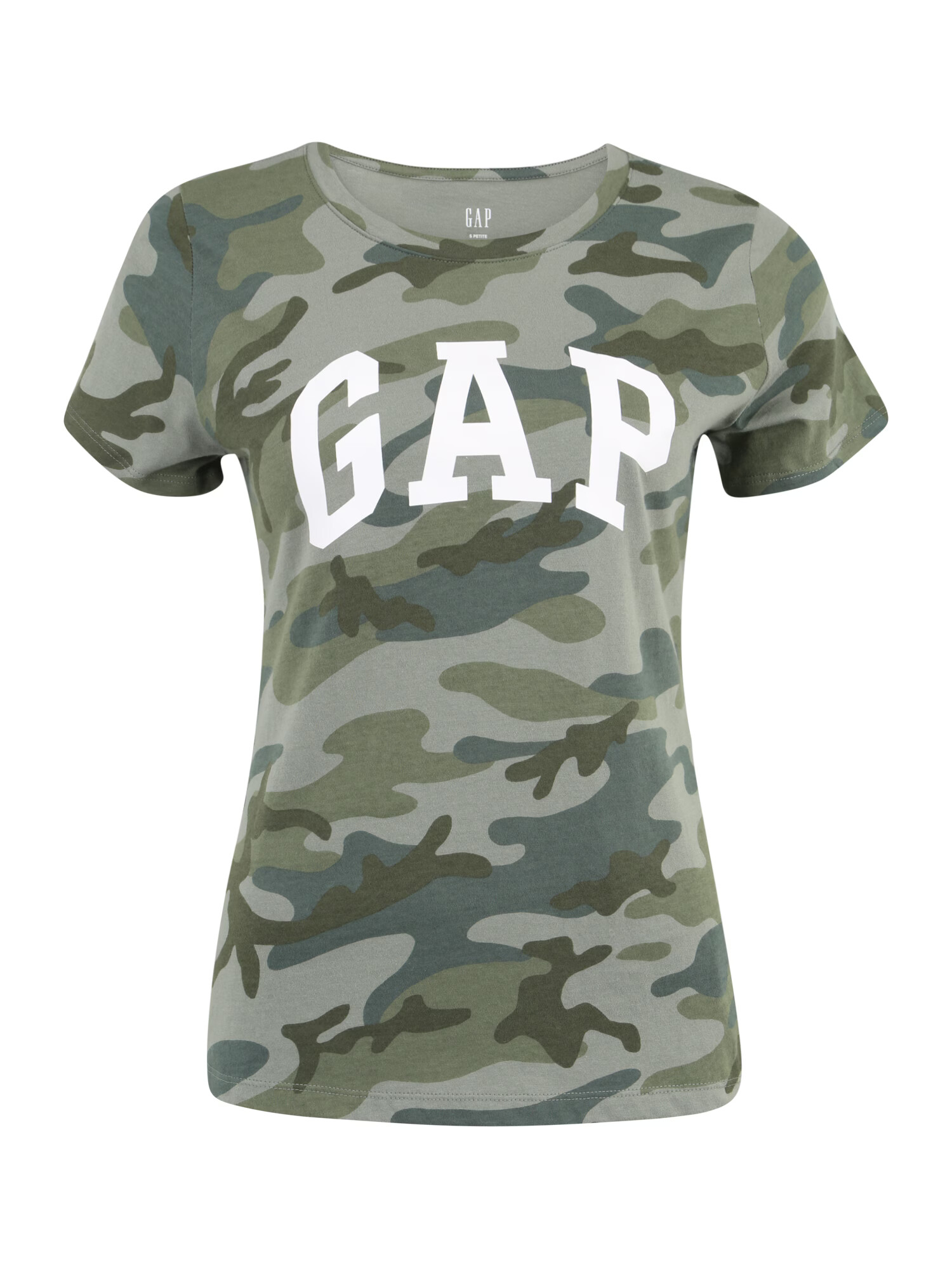 Gap Petite Tricou kaki / oliv / verde închis / alb - Pled.ro