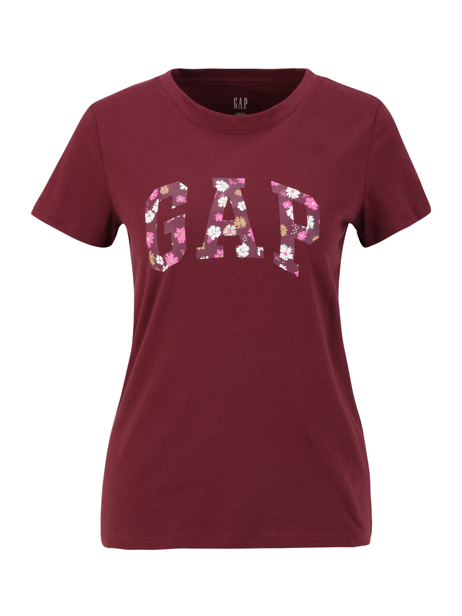 Gap Petite Tricou roz / roșu burgundy / alb - Pled.ro