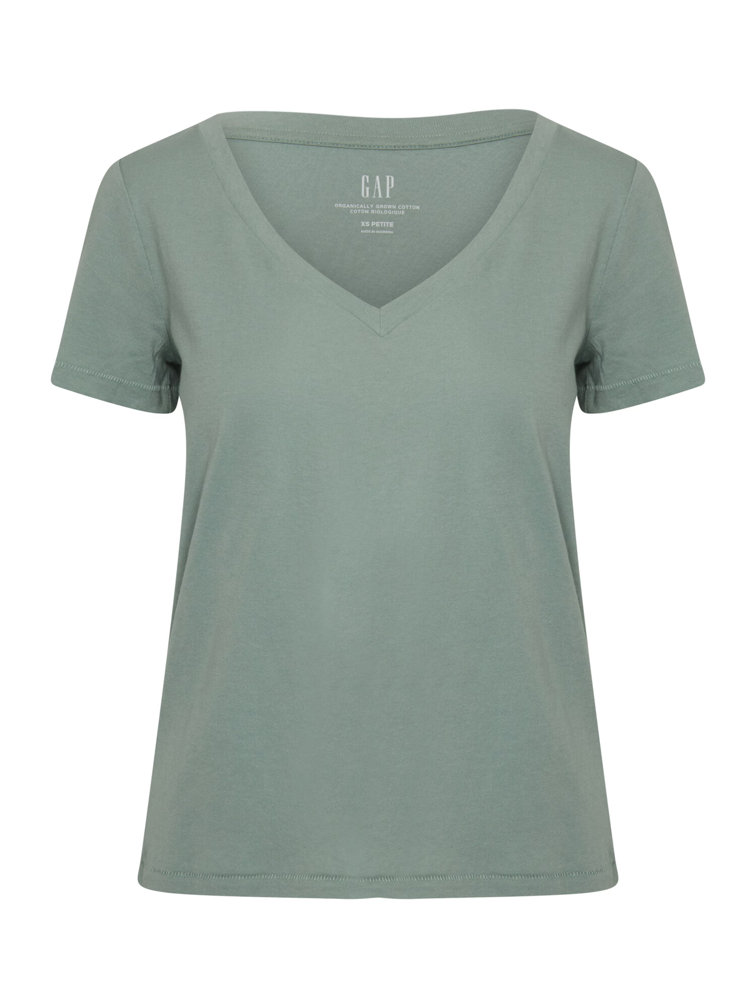 Gap Petite Tricou verde închis - Pled.ro