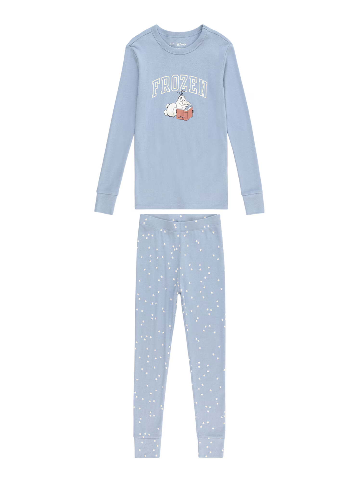 GAP Pijamale albastru deschis / maro deschis / negru / alb - Pled.ro