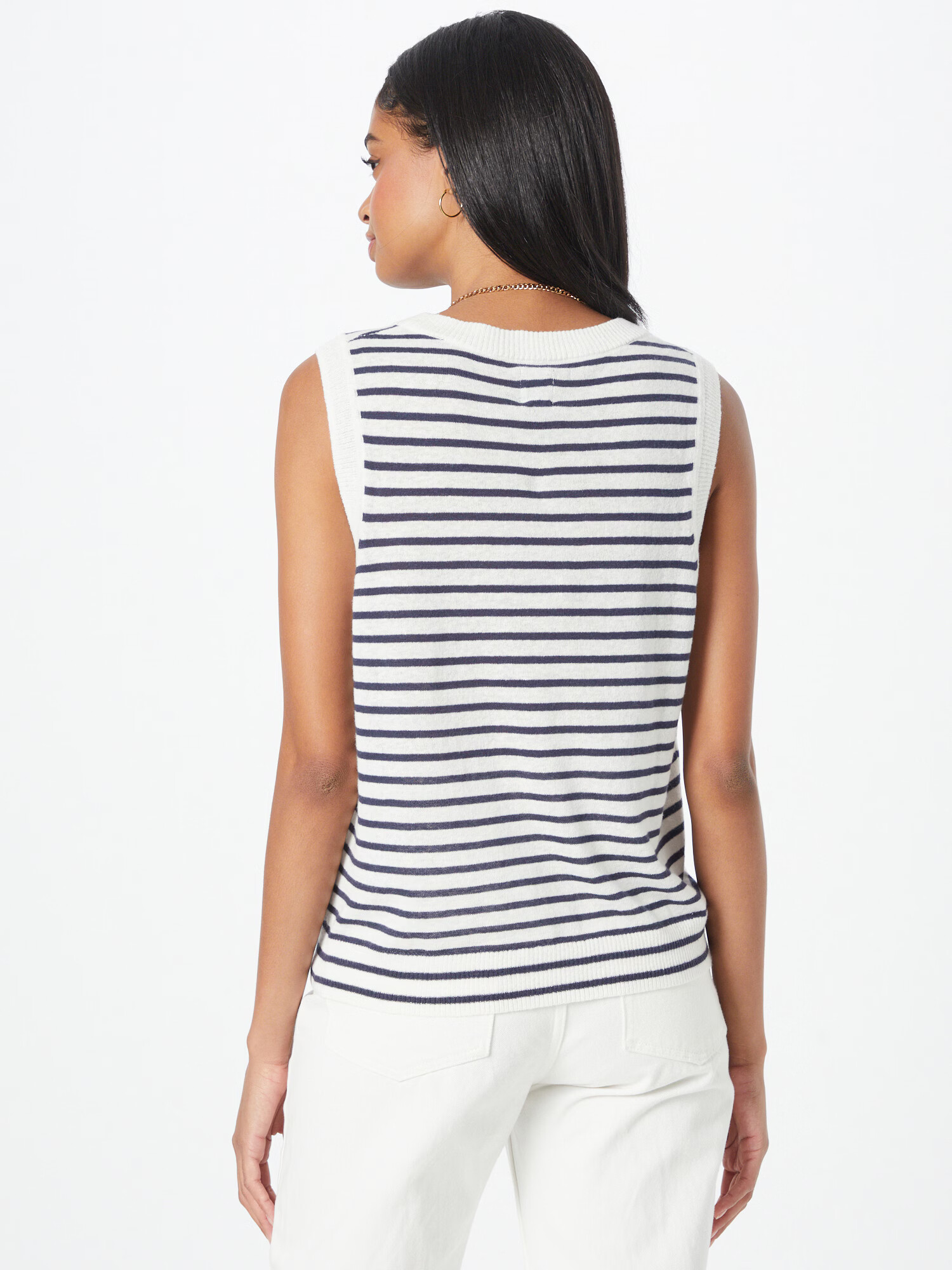 GAP Pulover bleumarin / alb - Pled.ro