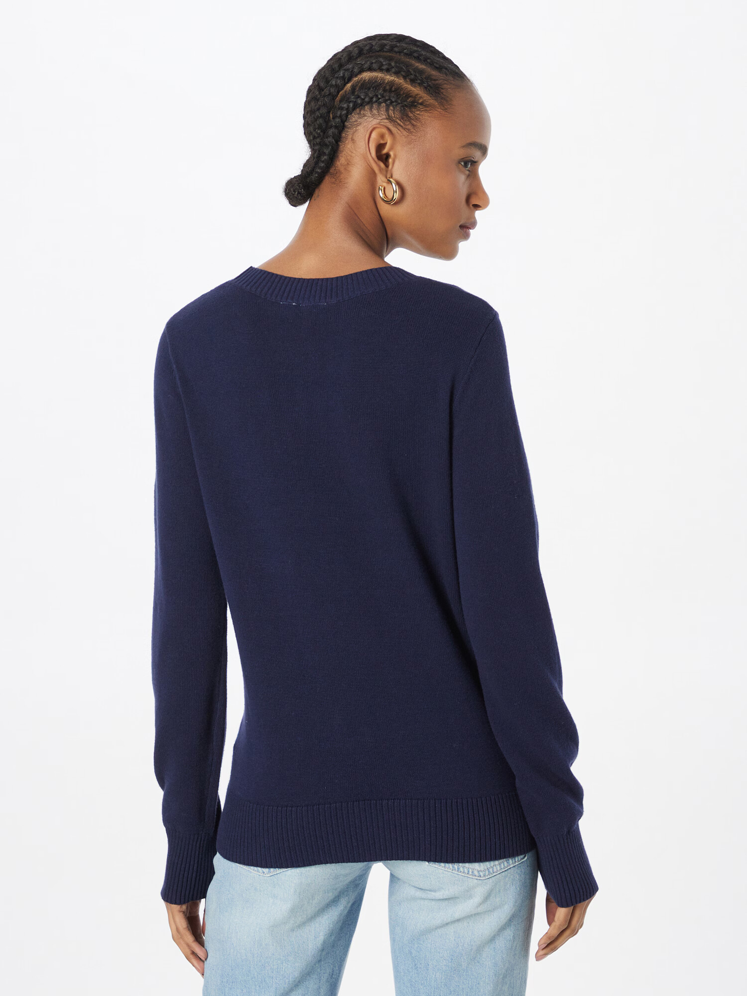 GAP Pulover bleumarin / alb - Pled.ro