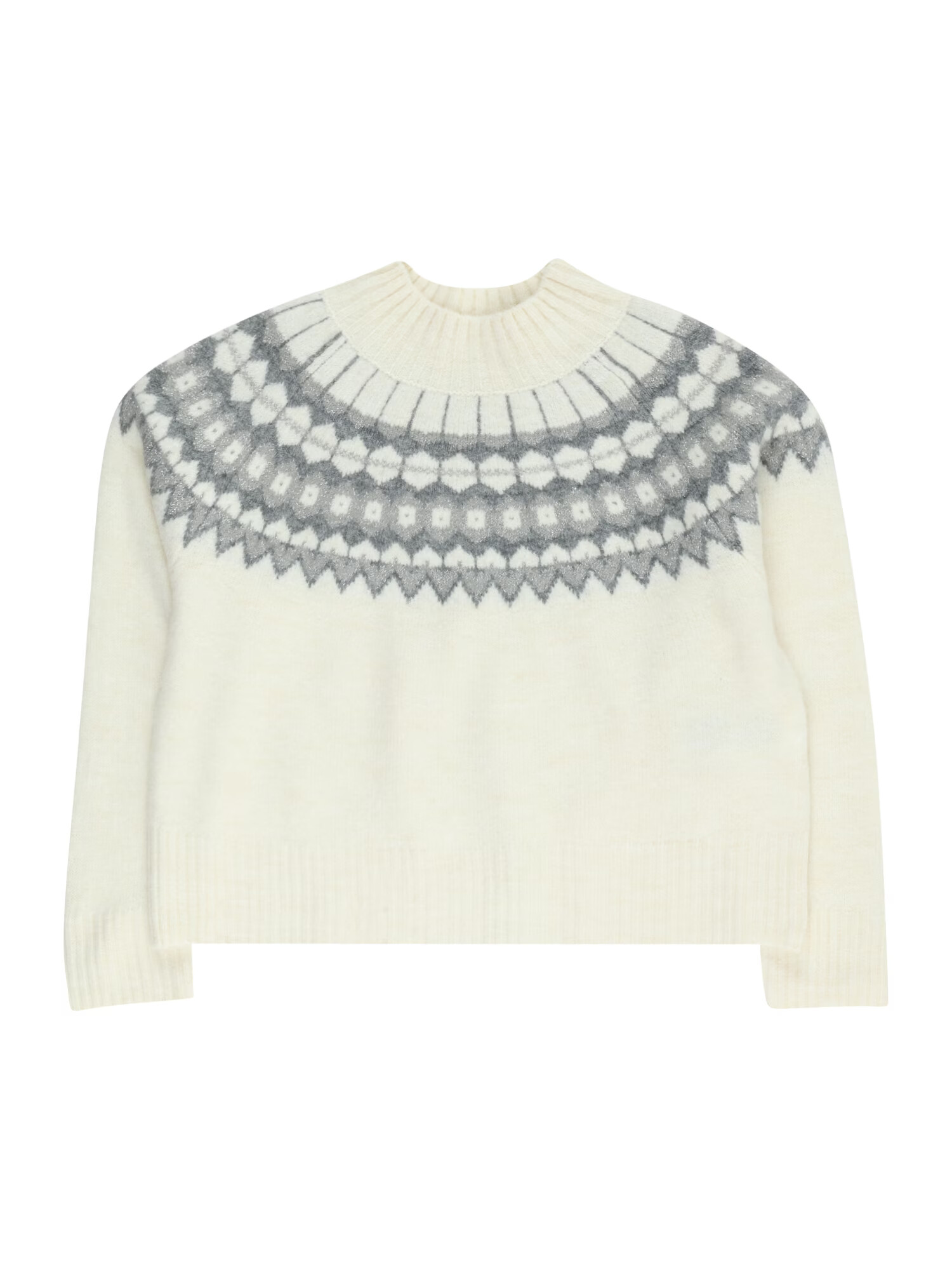 GAP Pulover 'FAIRISLE' fildeş / gri - Pled.ro