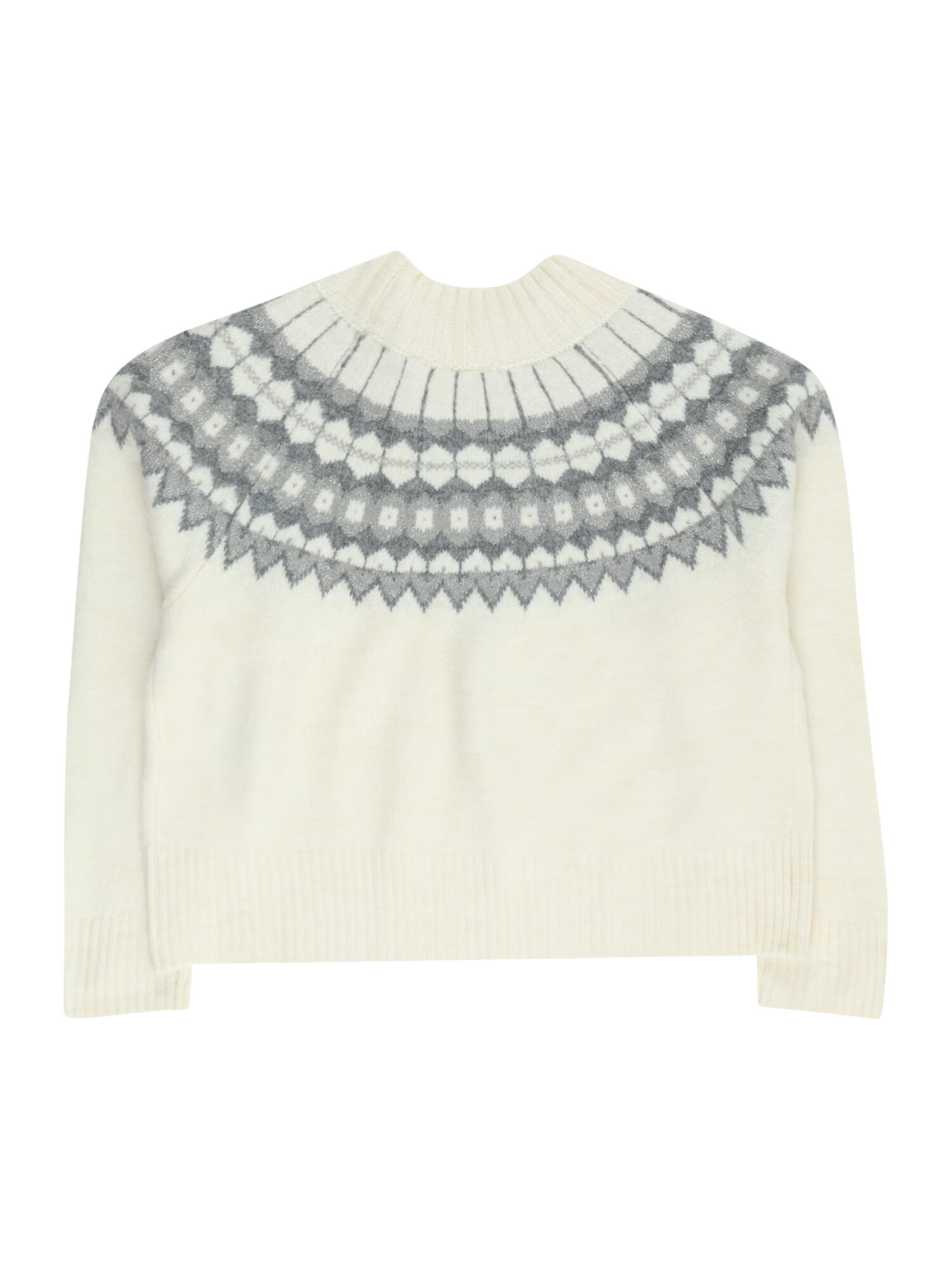 GAP Pulover 'FAIRISLE' fildeş / gri - Pled.ro