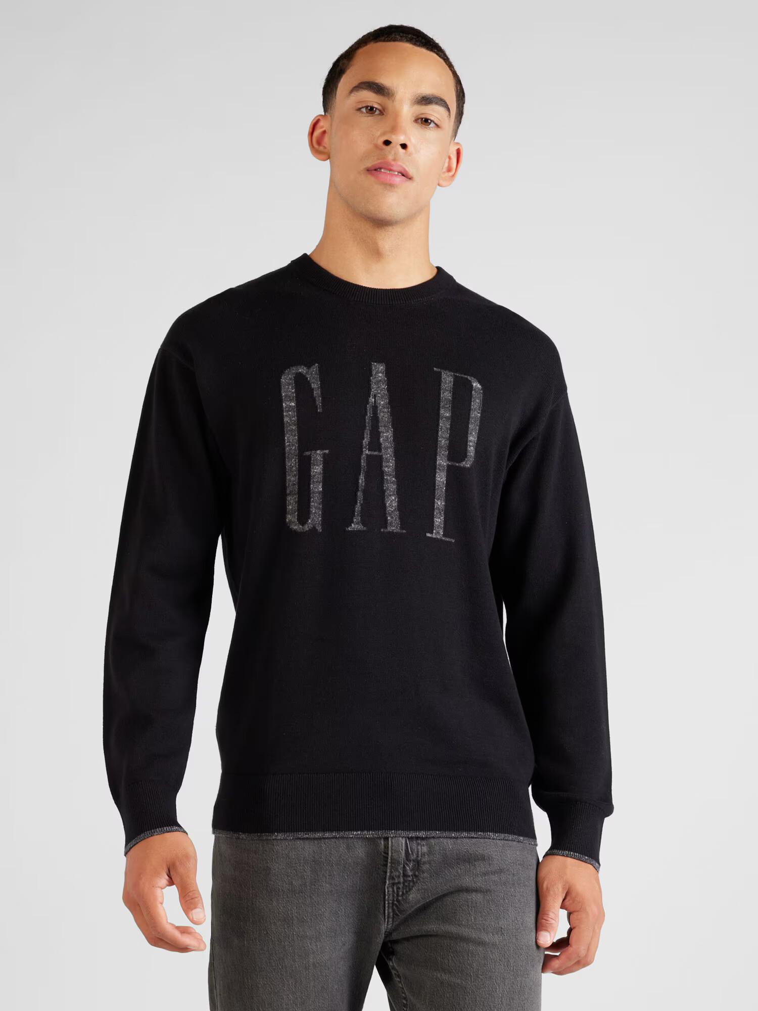 GAP Pulover gri amestecat / negru - Pled.ro