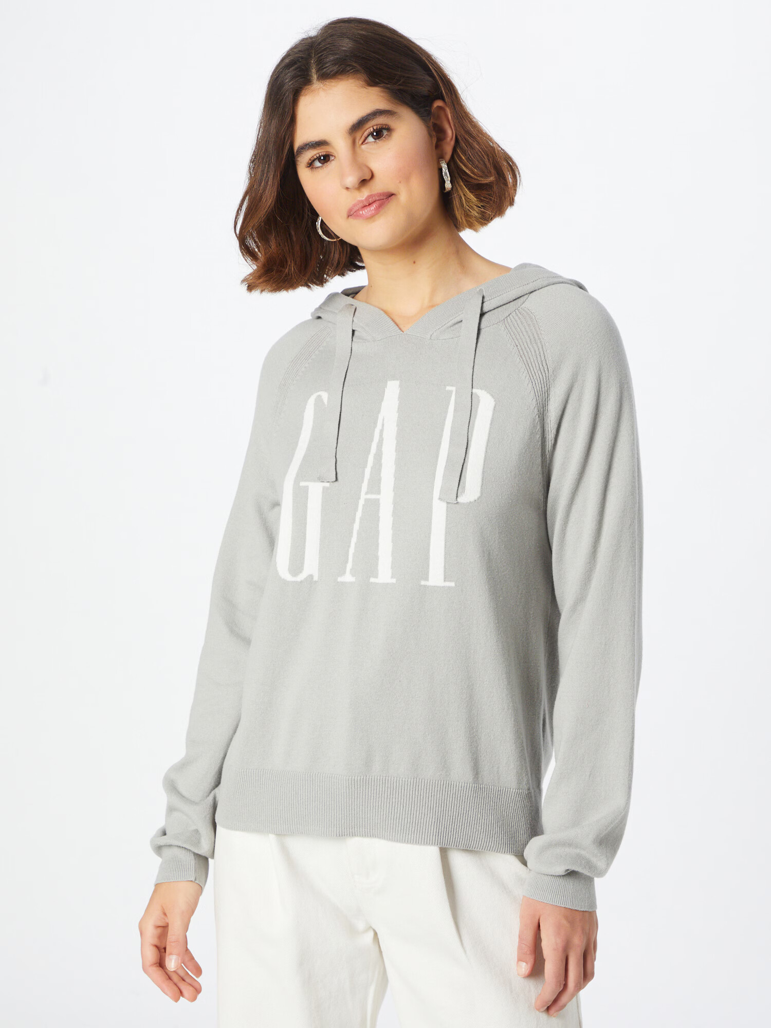 GAP Pulover gri argintiu / alb - Pled.ro