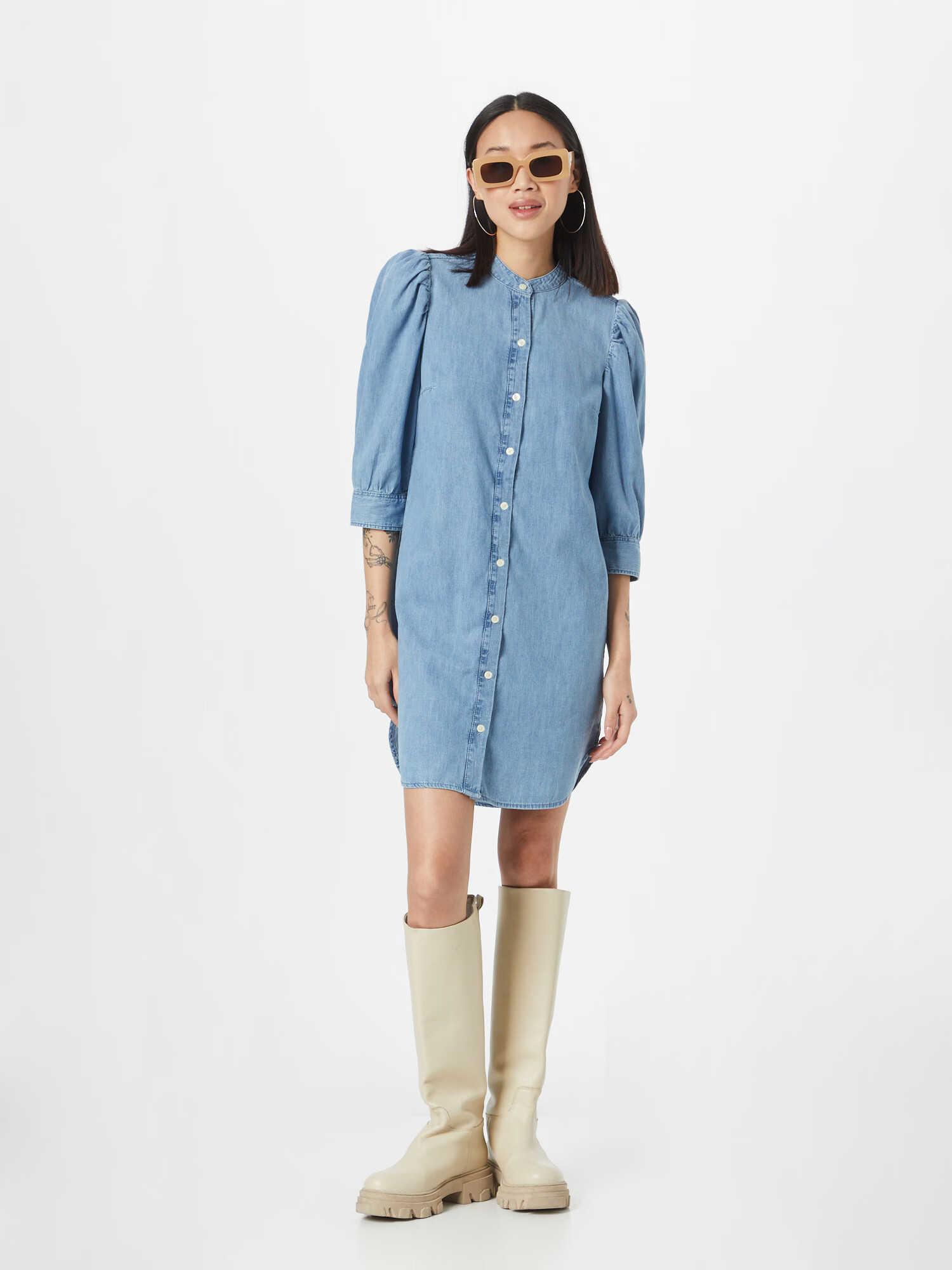 GAP Rochie albastru denim - Pled.ro