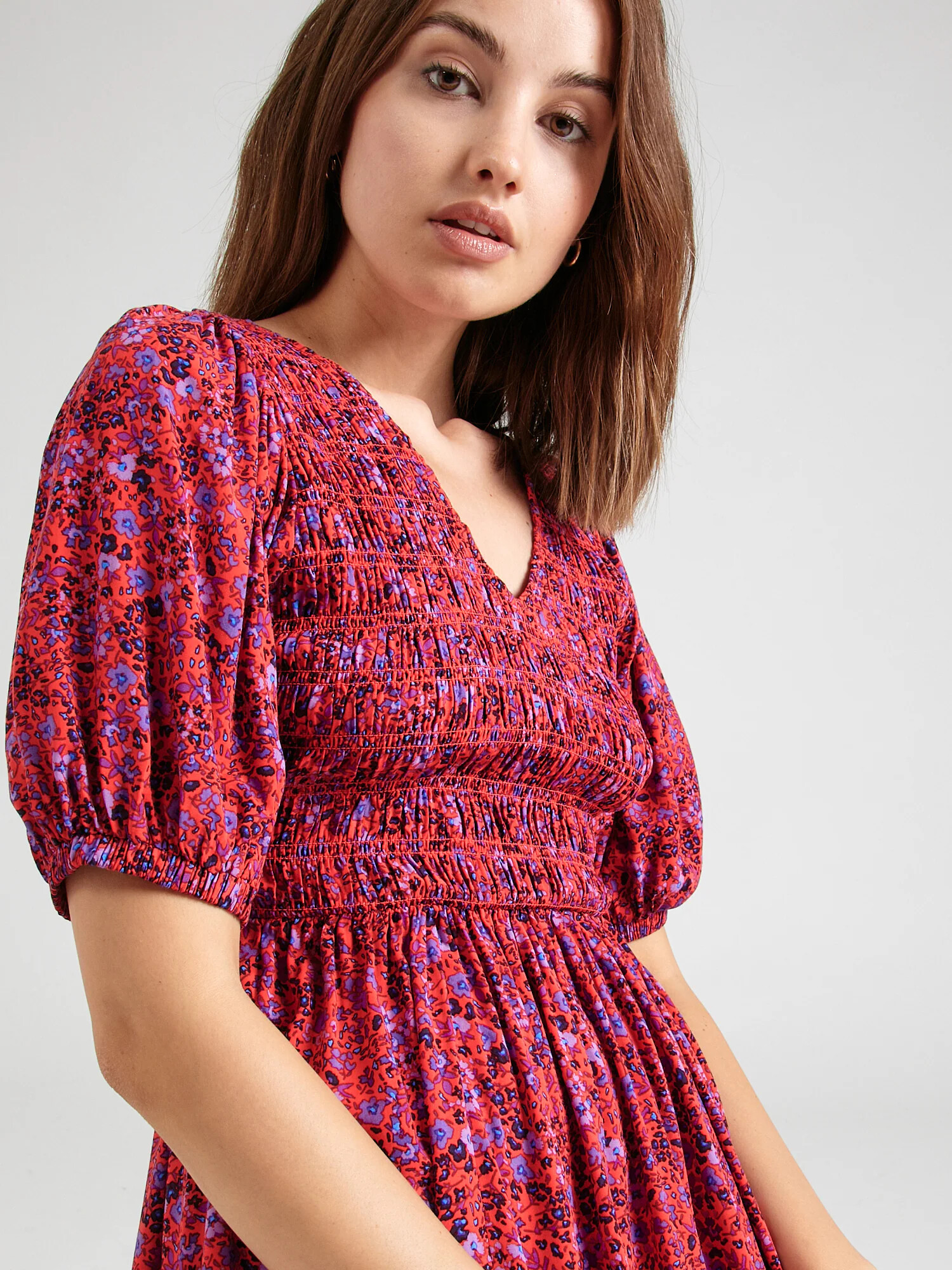 GAP Rochie albastru / lila / roșu cranberry - Pled.ro