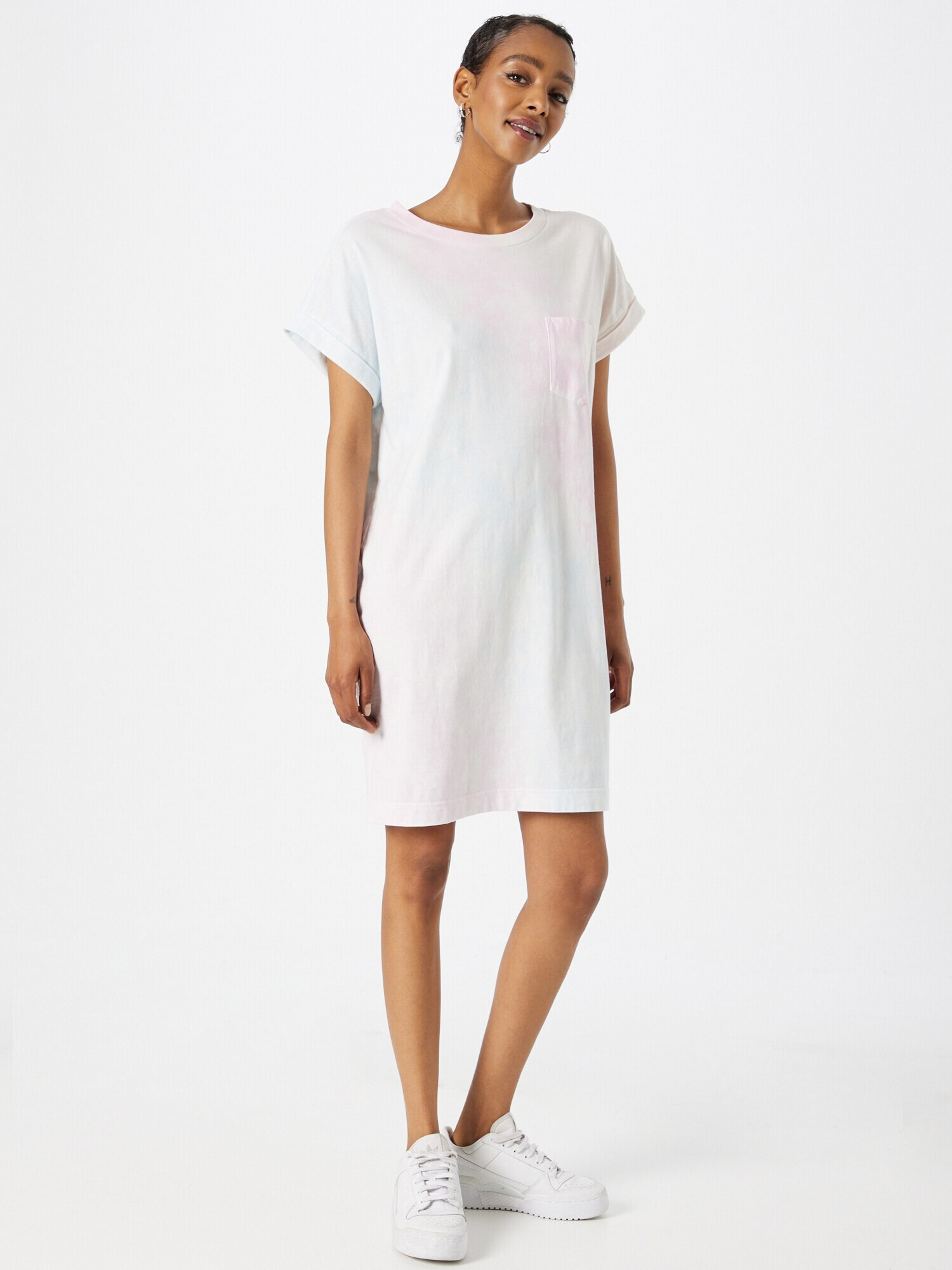 GAP Rochie albastru pastel / albastru deschis / roz / rosé - Pled.ro