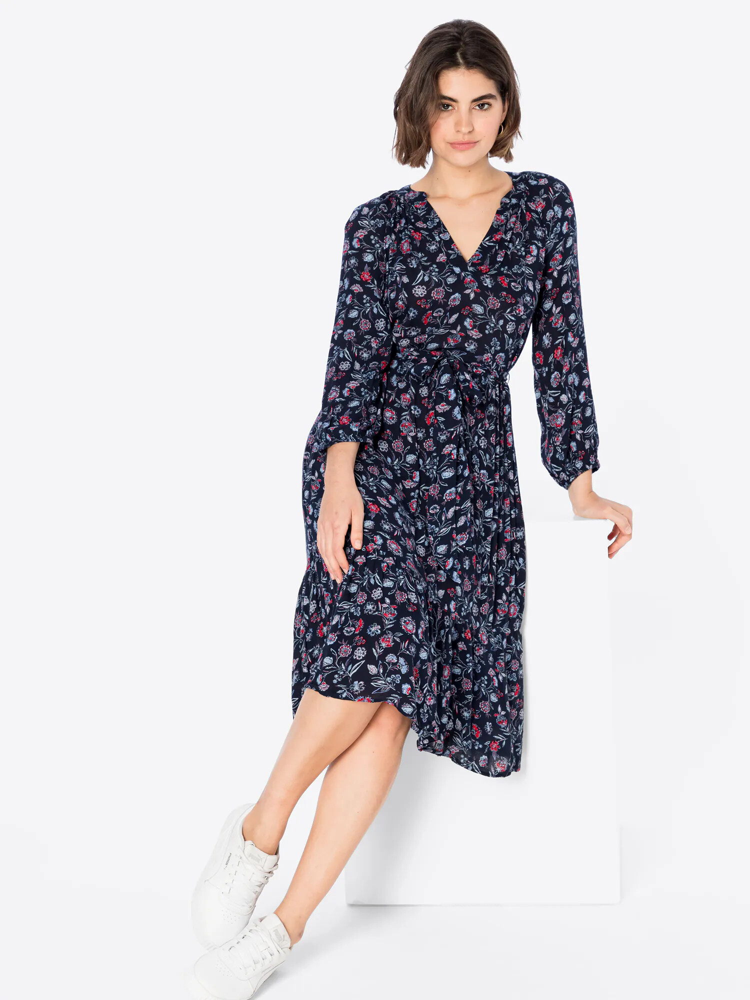 GAP Rochie bleumarin / albastru porumbel / roșu - Pled.ro