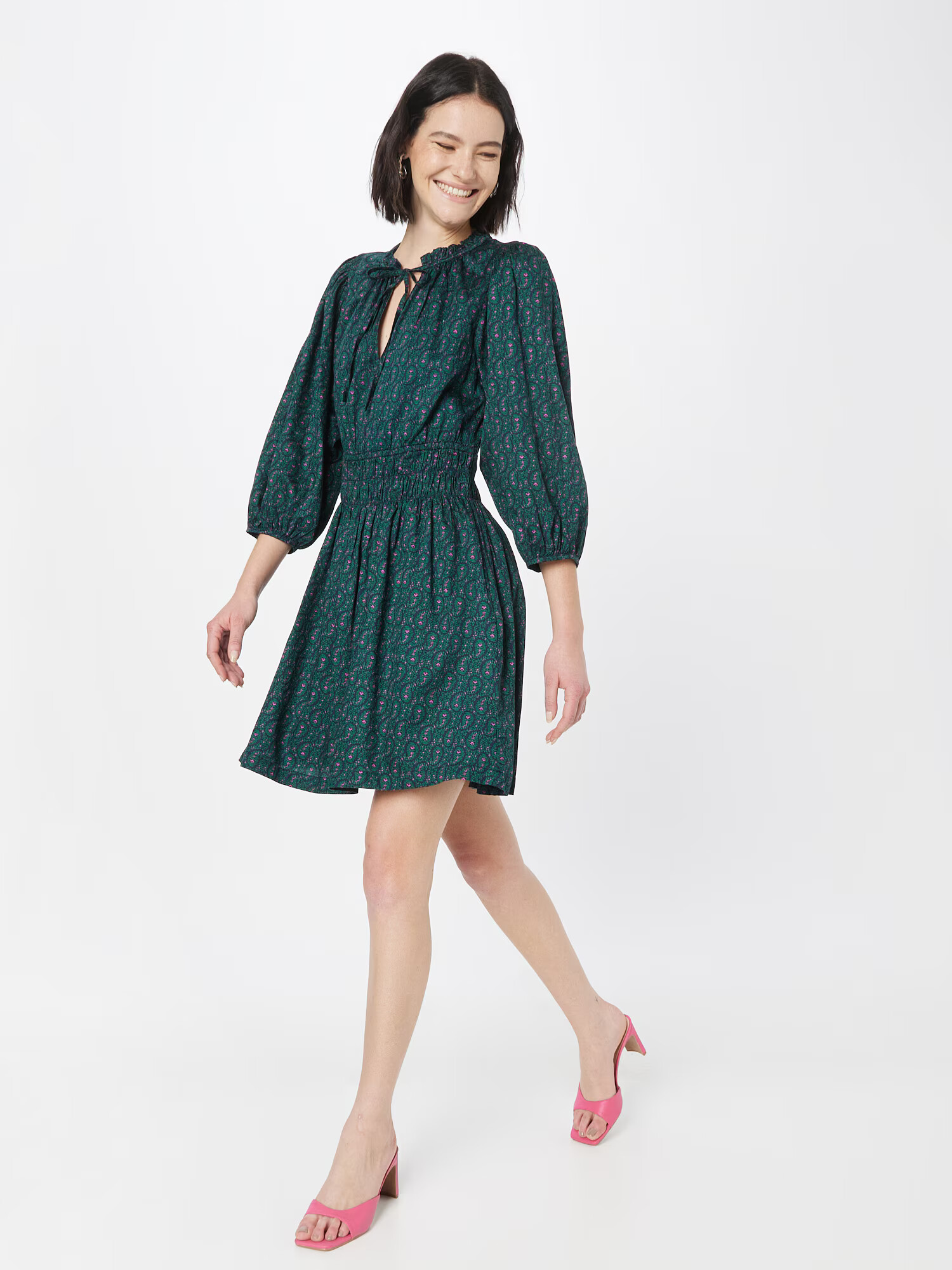 GAP Rochie bleumarin / verde / roz - Pled.ro