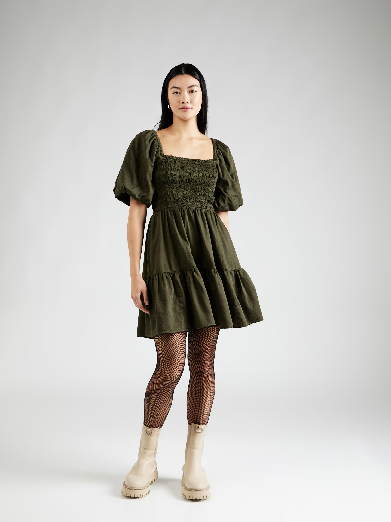 GAP Rochie 'BUBBLE' oliv - Pled.ro