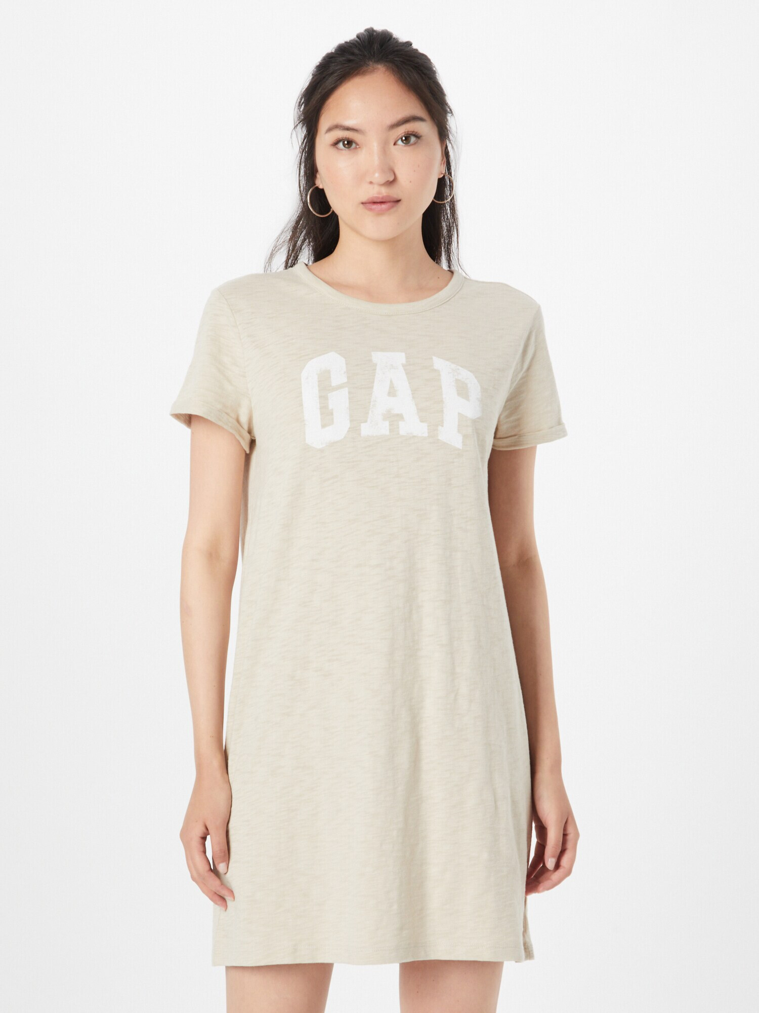 GAP Rochie kaki / alb - Pled.ro