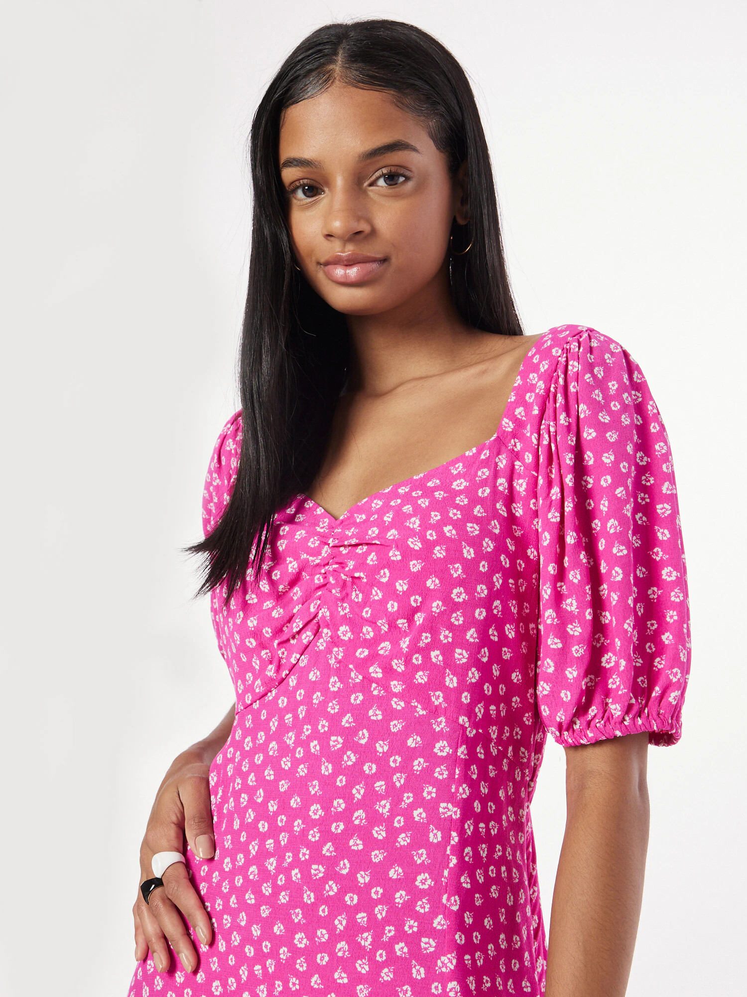 GAP Rochie roz / alb - Pled.ro