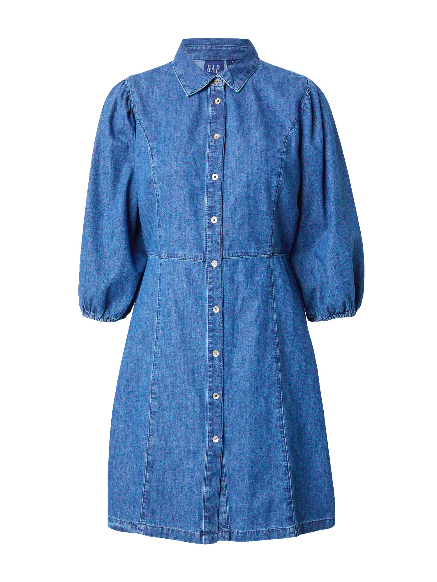 GAP Rochie tip bluză albastru denim - Pled.ro