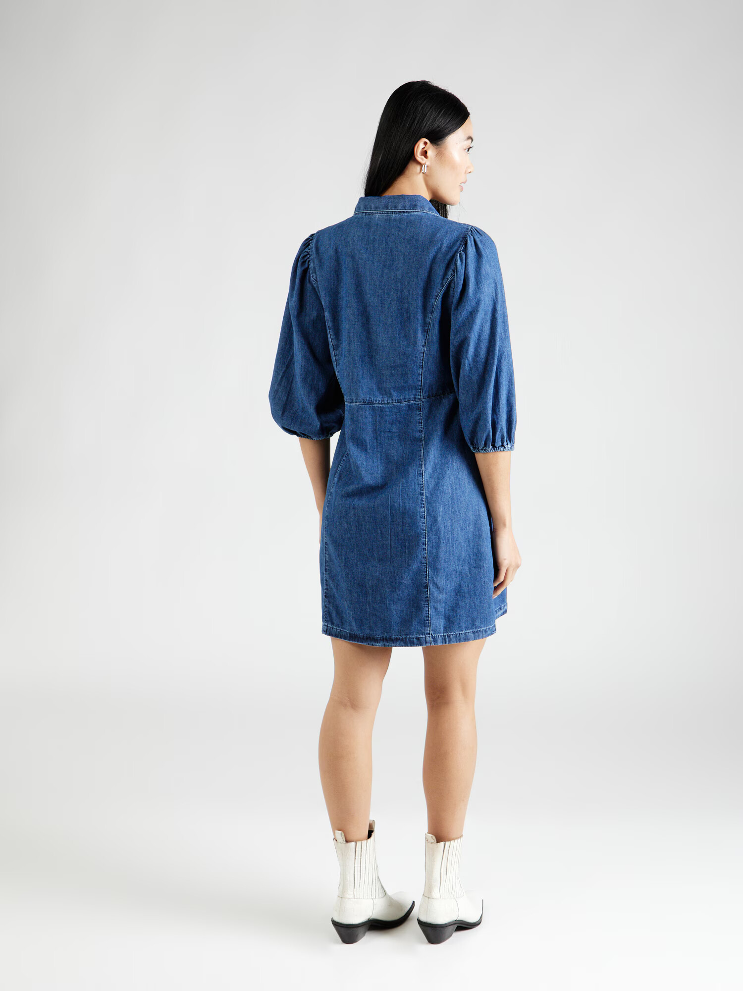 GAP Rochie tip bluză albastru denim - Pled.ro