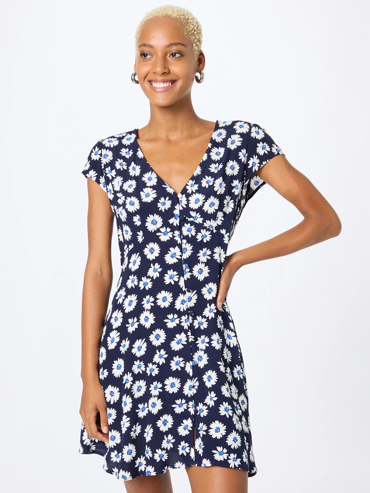 GAP Rochie tip bluză bleumarin / albastru deschis / alb - Pled.ro