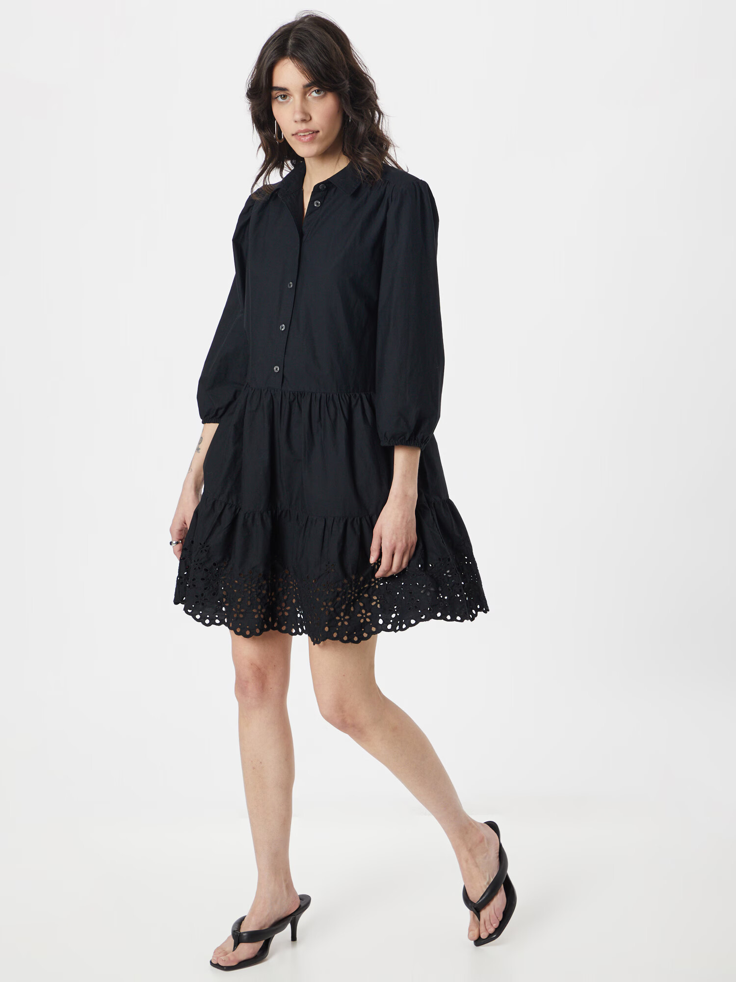 GAP Rochie tip bluză negru - Pled.ro