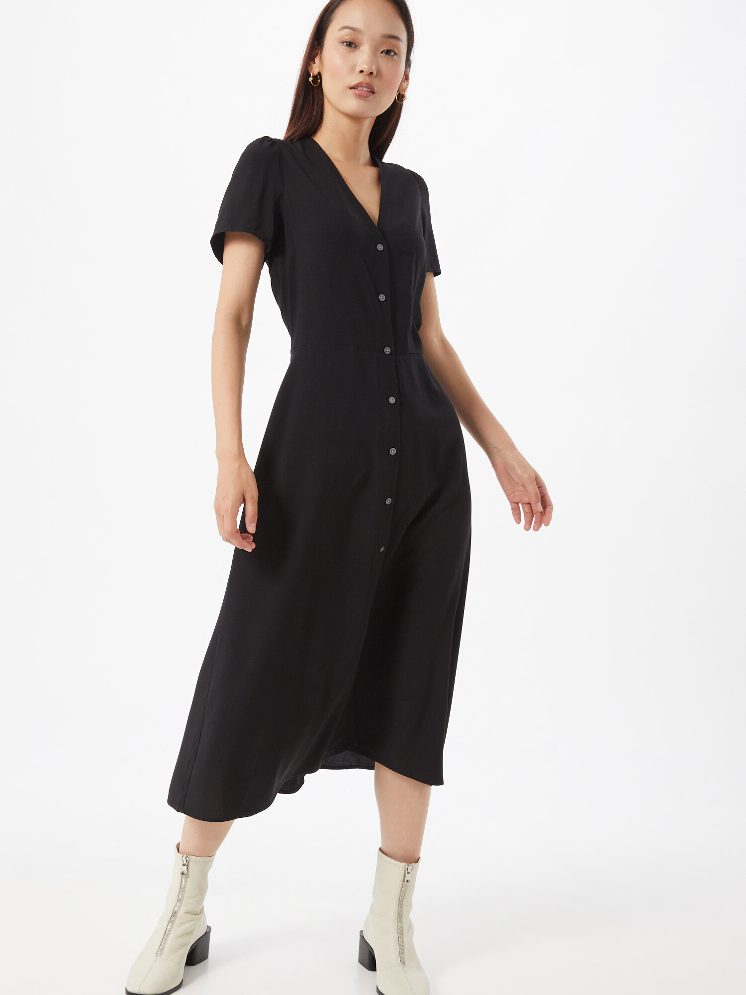 GAP Rochie tip bluză negru - Pled.ro