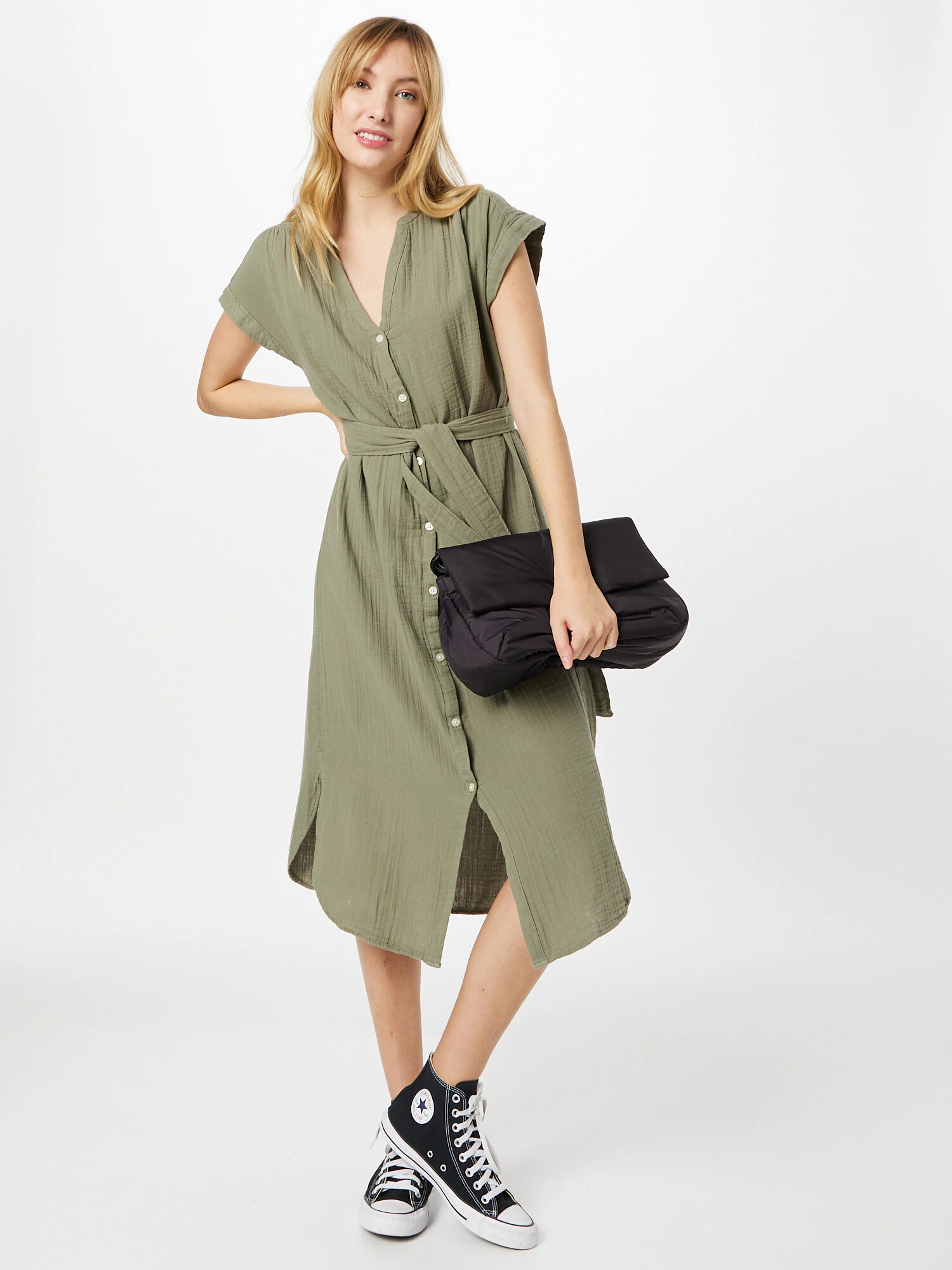 GAP Rochie tip bluză verde - Pled.ro