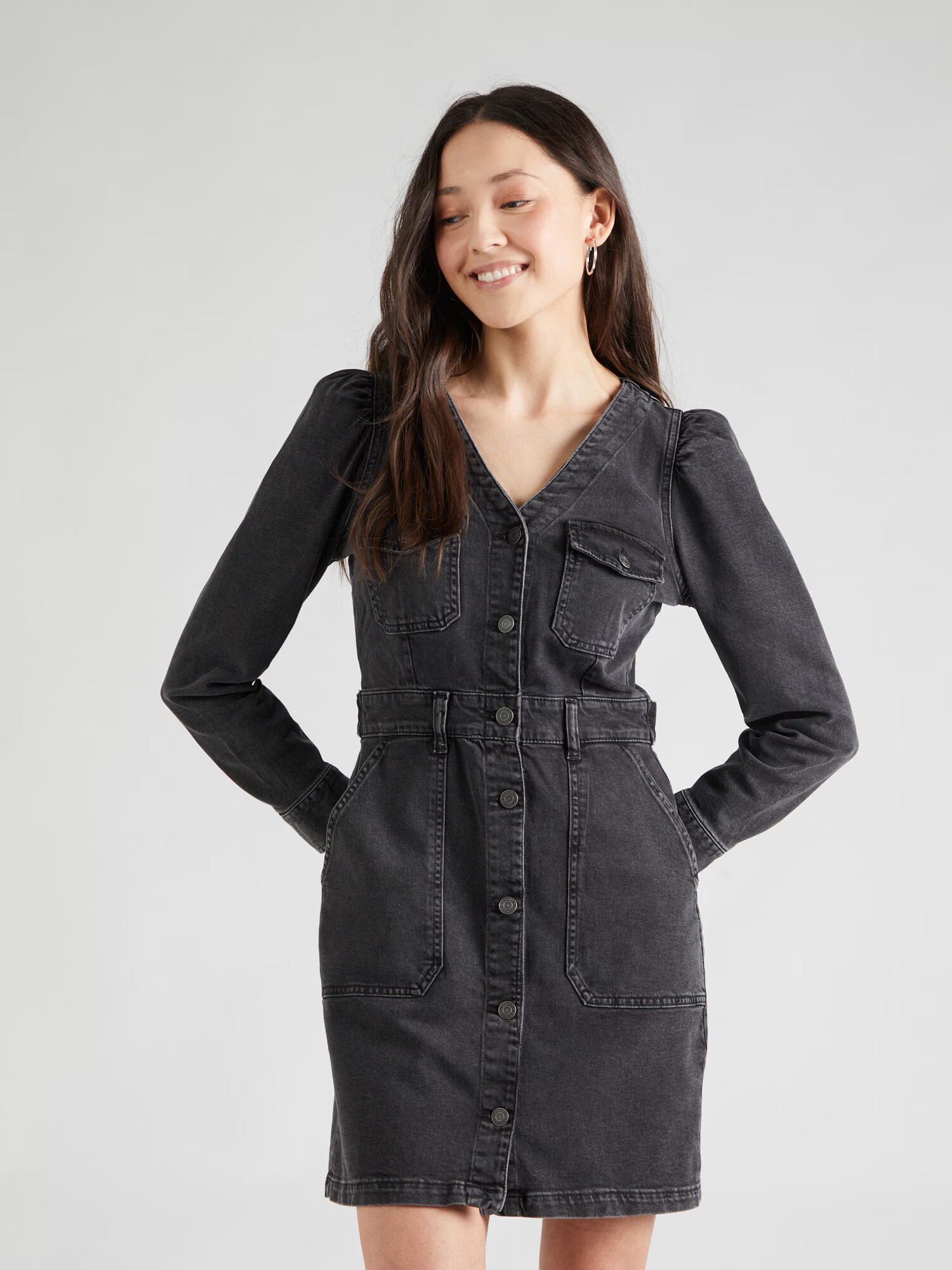 GAP Rochie 'WESTERN' negru denim - Pled.ro