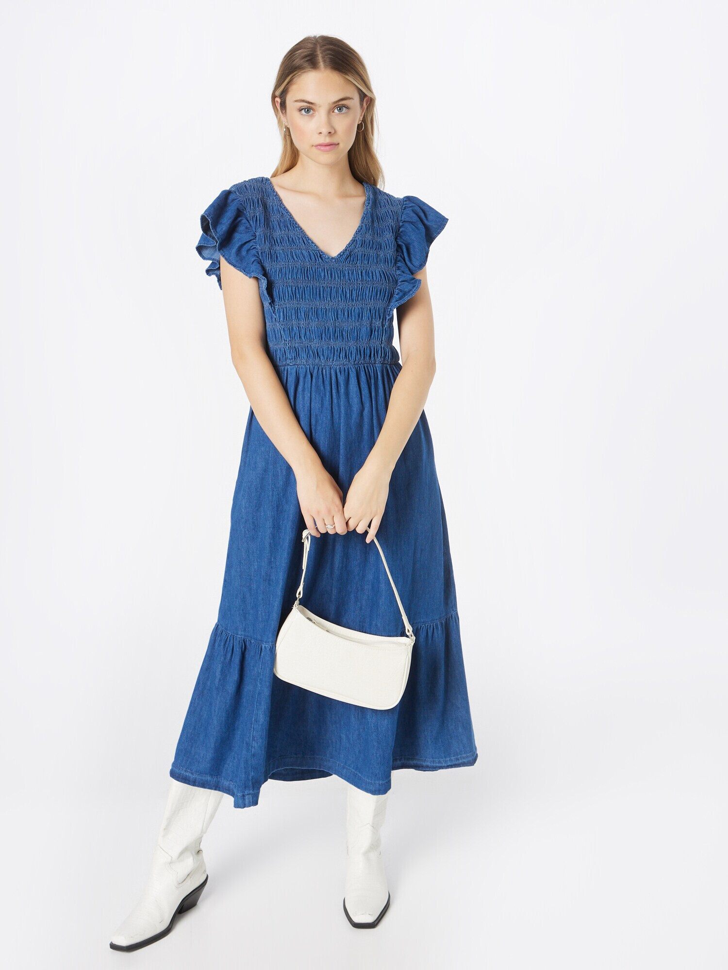 GAP Rochie 'WHITMAN' albastru denim - Pled.ro