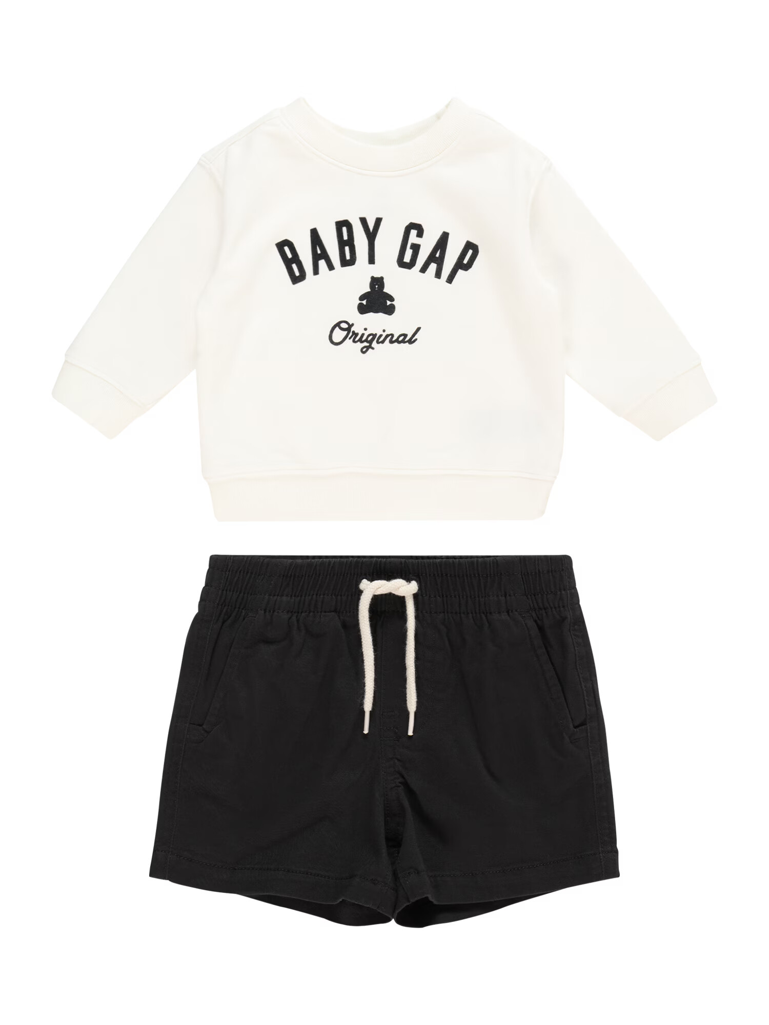 GAP Set negru / alb murdar - Pled.ro