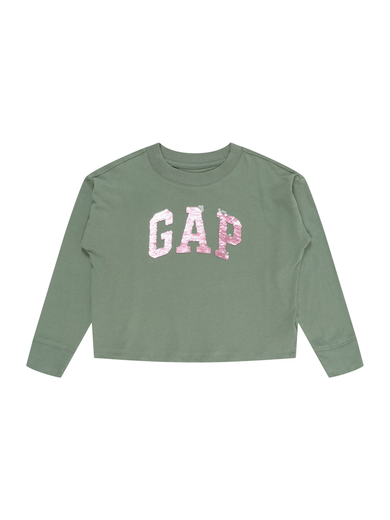 GAP Tricou kaki / roz - Pled.ro