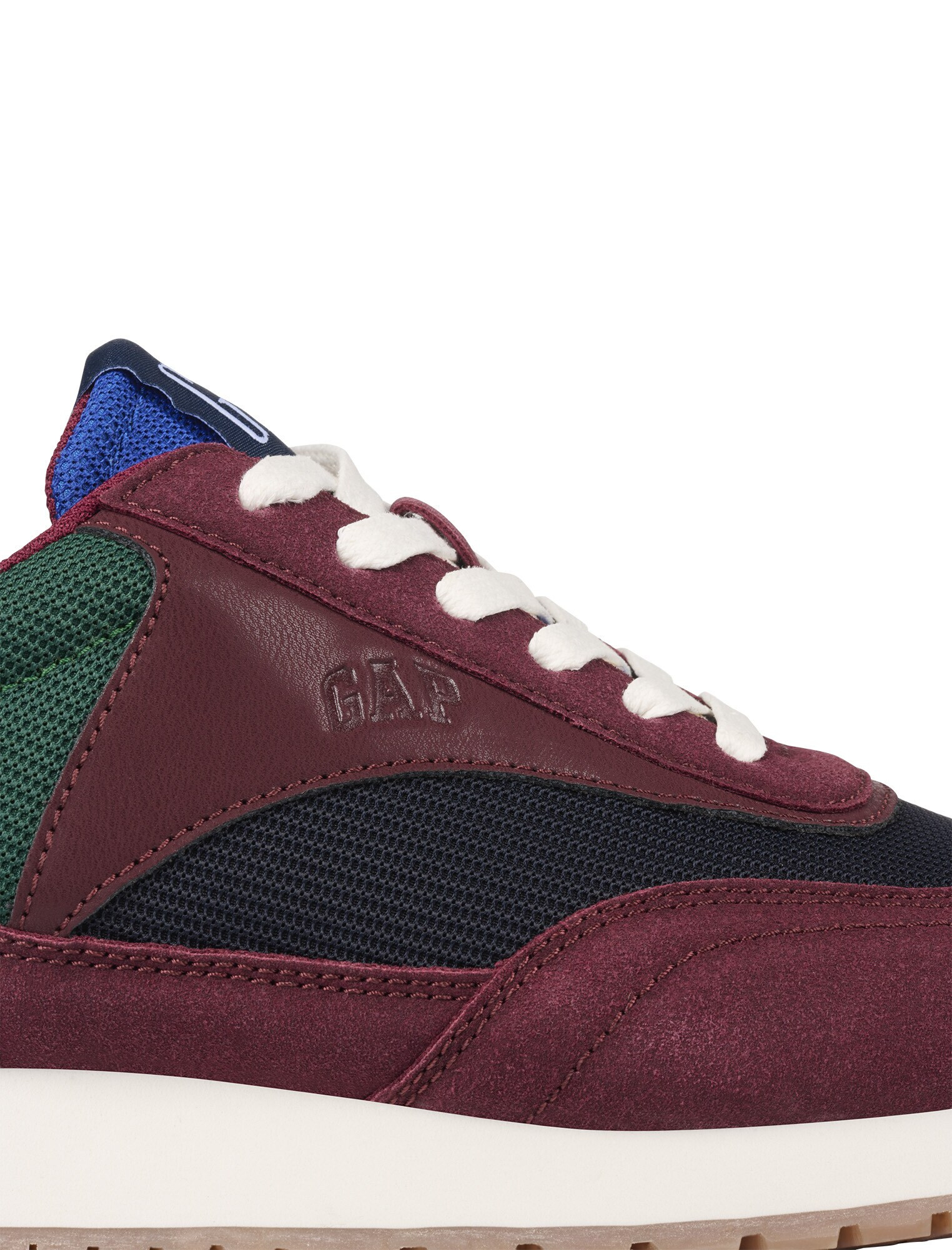 GAP Sneaker low 'NEW YORK' albastru regal / verde smarald / roșu burgundy / negru - Pled.ro