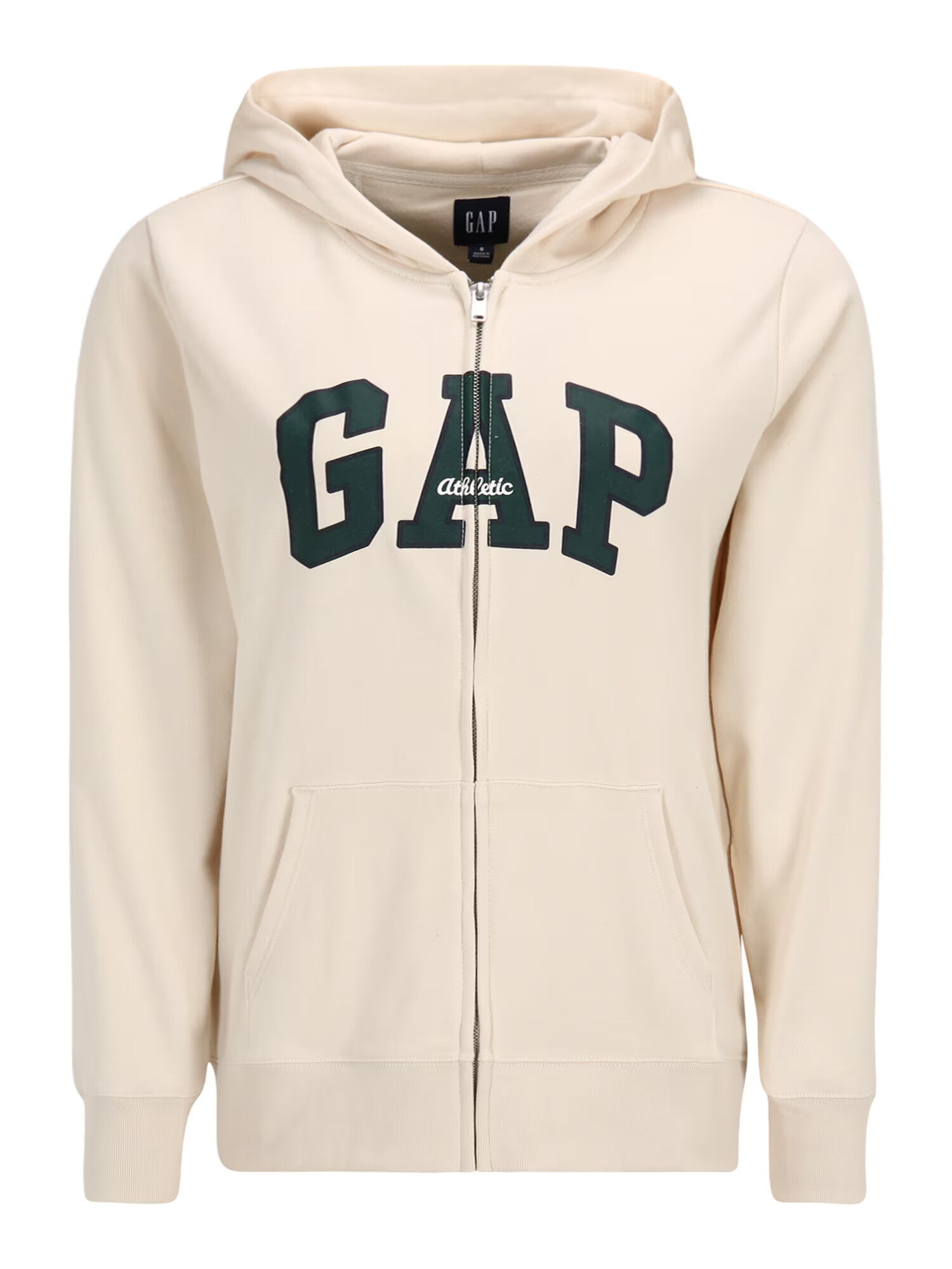 Gap Tall Hanorac crem / verde închis / alb - Pled.ro