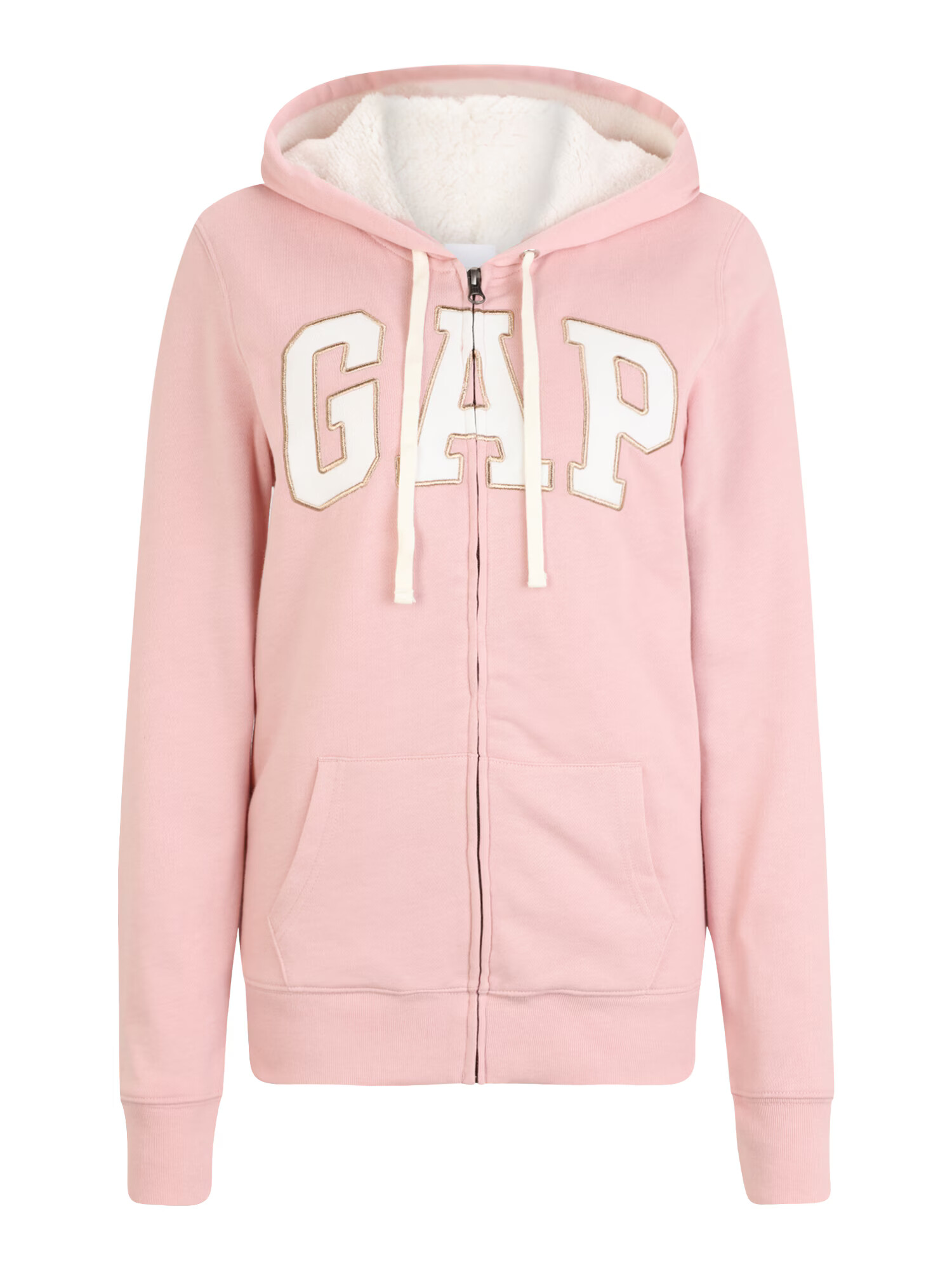 Gap Tall Hanorac roz pastel / alb - Pled.ro