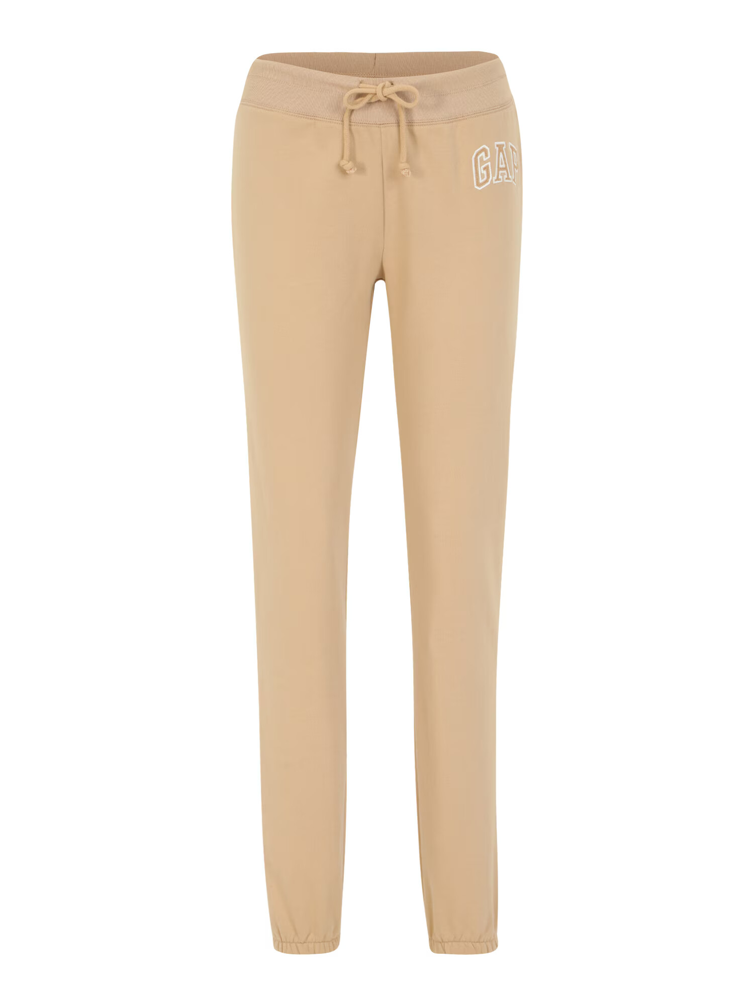 Gap Tall Pantaloni maro deschis / alb - Pled.ro