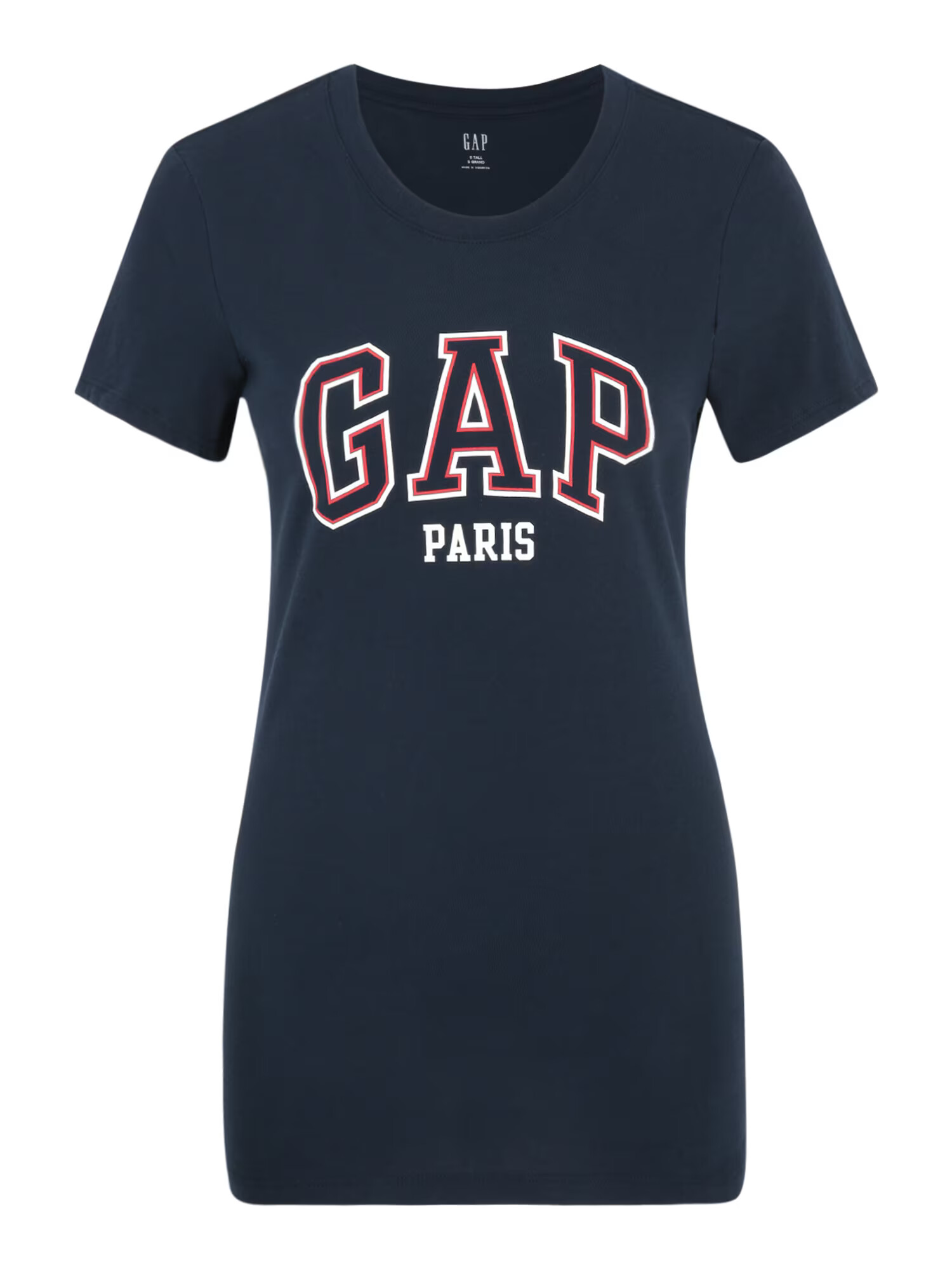 Gap Tall Tricou 'PARIS' bleumarin / roșu / alb - Pled.ro