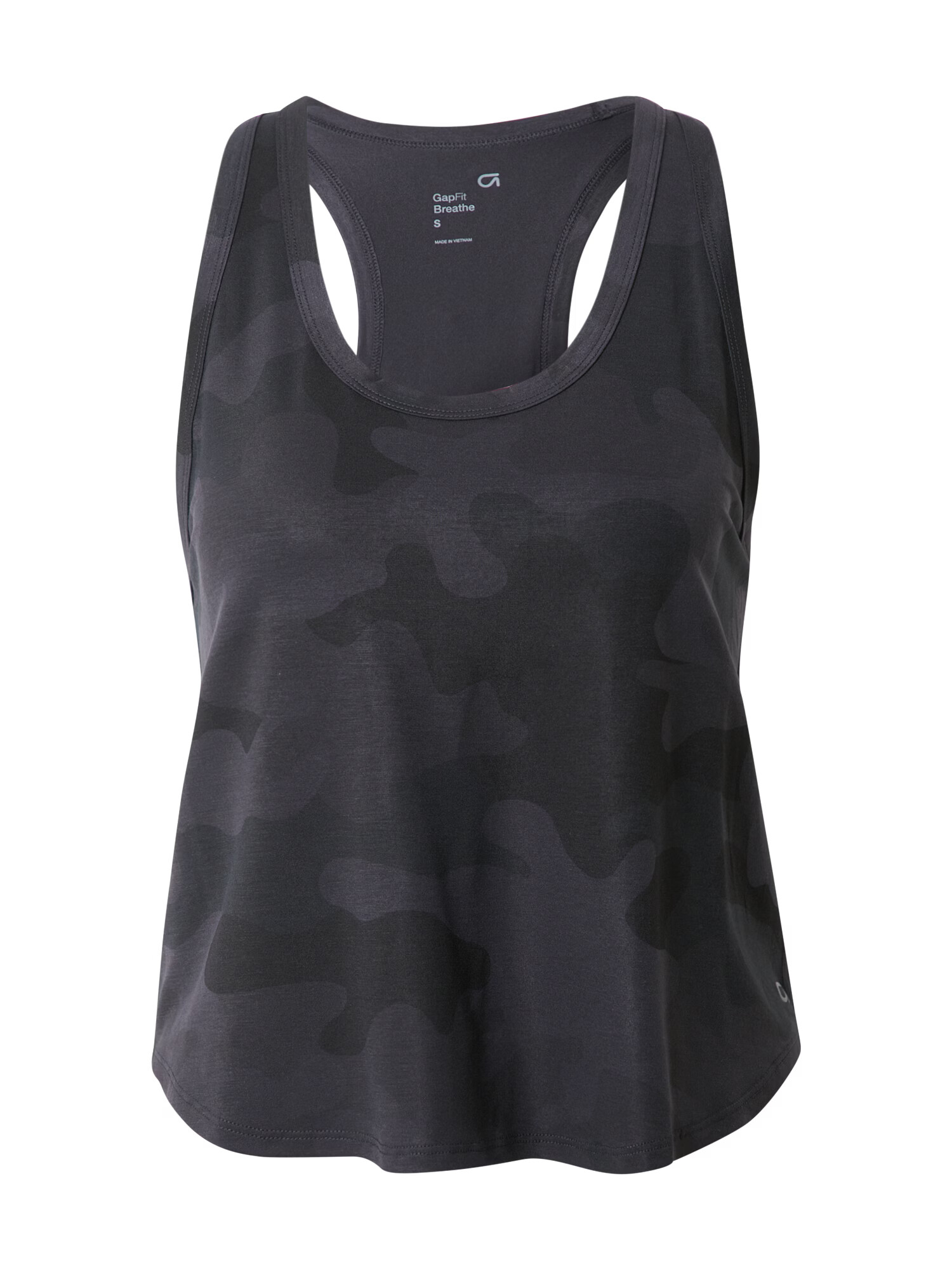 GAP Top 'BREATHE' gri metalic / negru - Pled.ro