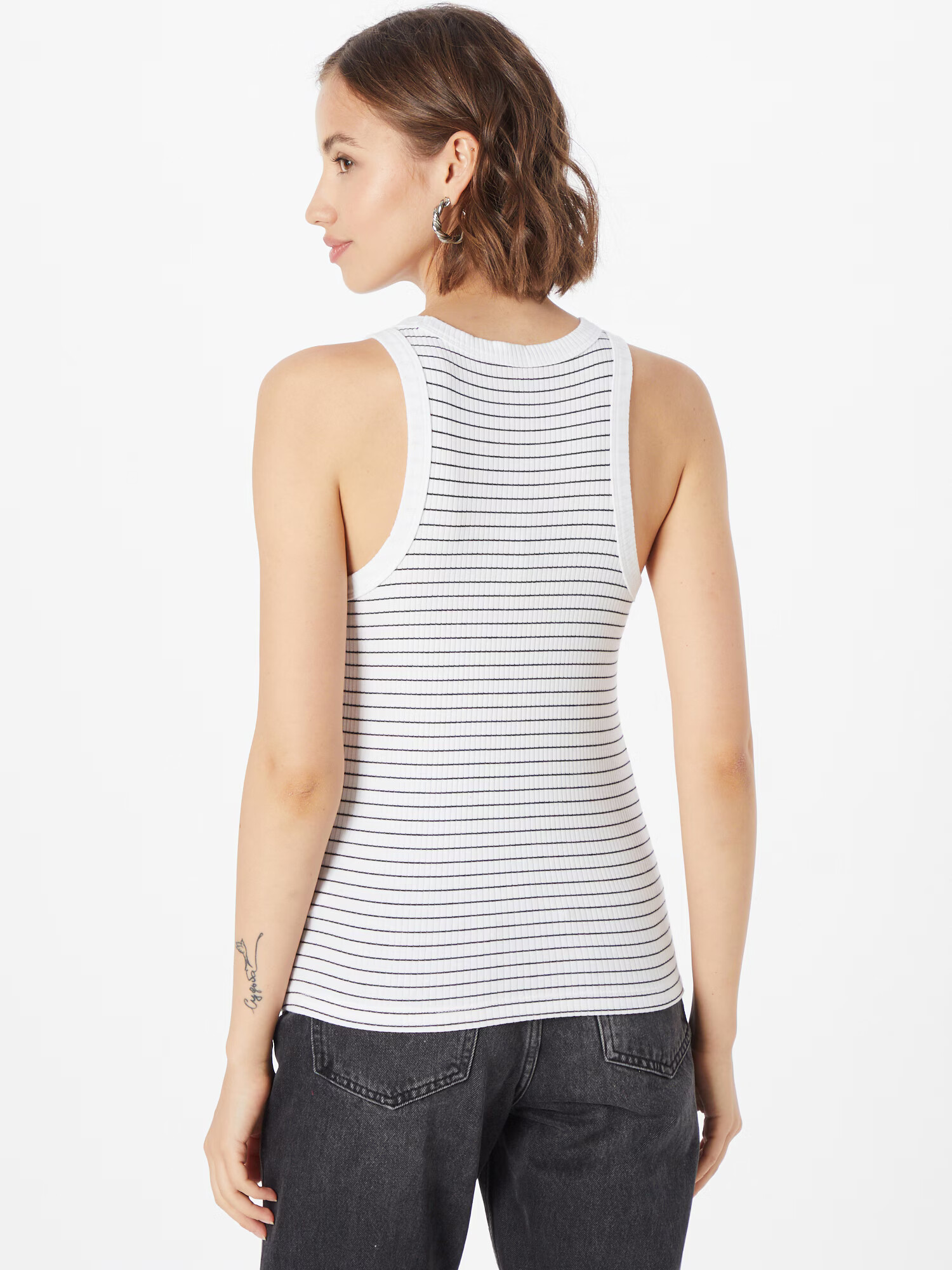 GAP Top negru / alb - Pled.ro