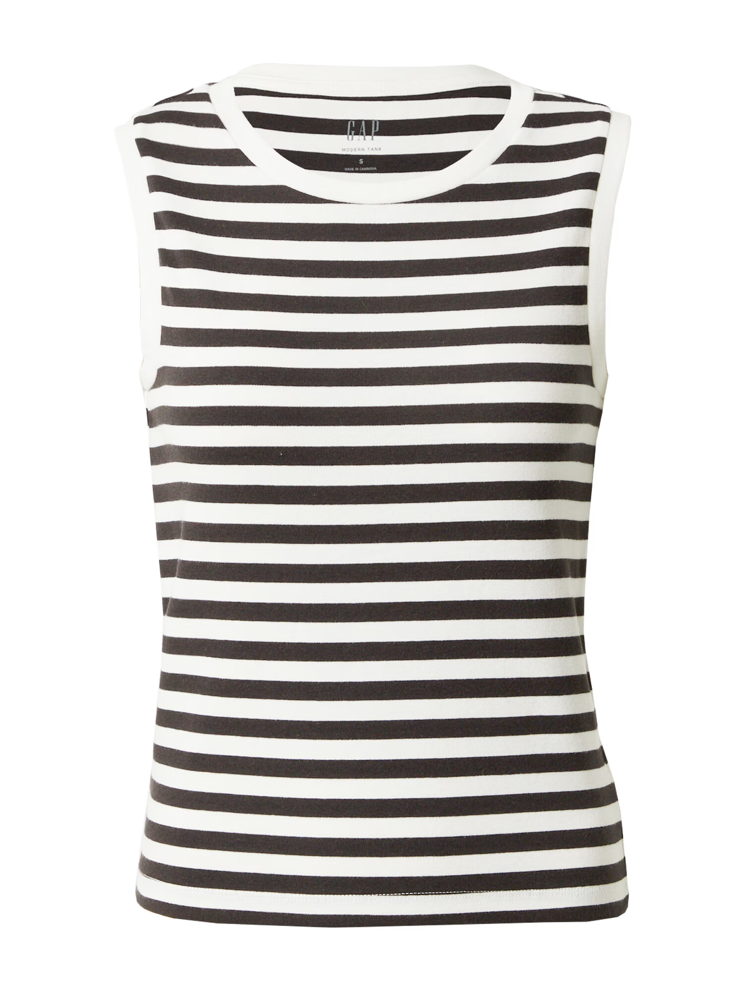 GAP Top negru / alb - Pled.ro