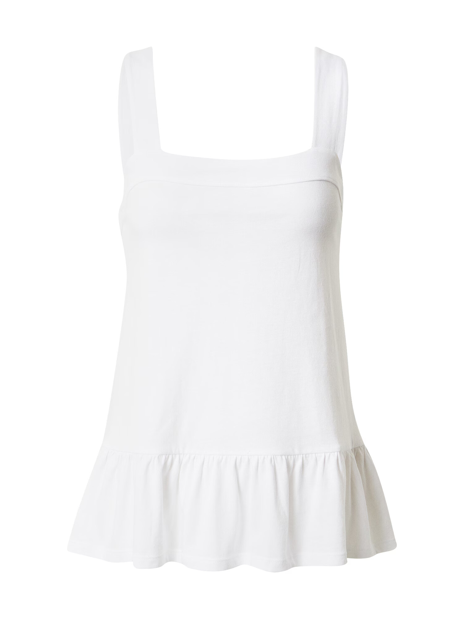 GAP Top 'PEPLUM' alb - Pled.ro