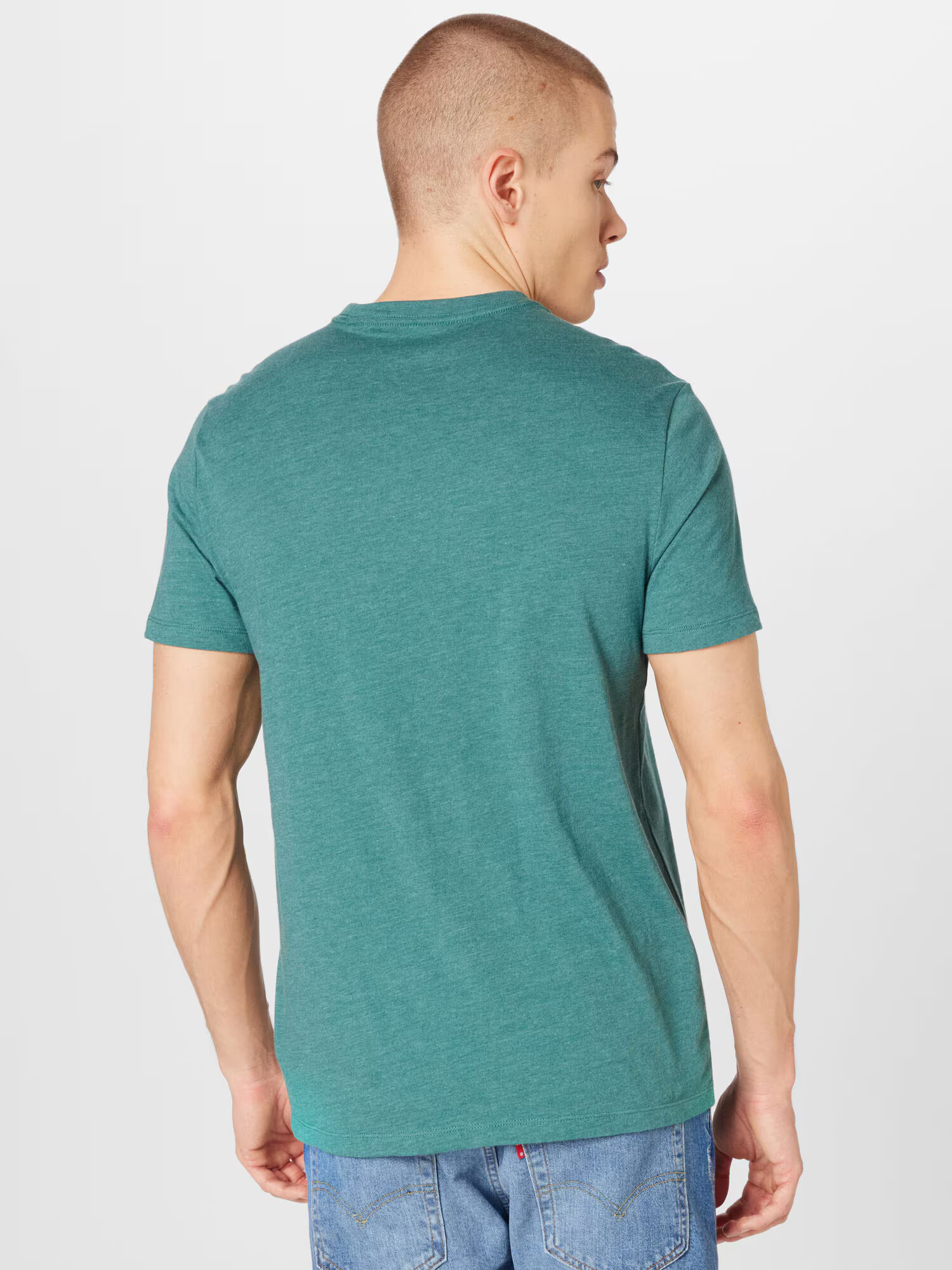 GAP Tricou alb kitt / bleumarin / verde jad - Pled.ro