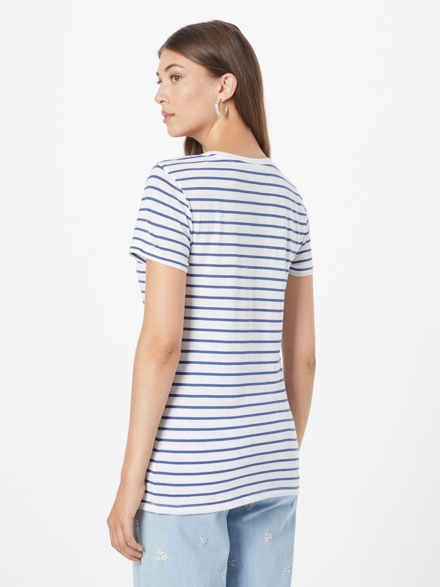 GAP Tricou albastru / alb - Pled.ro