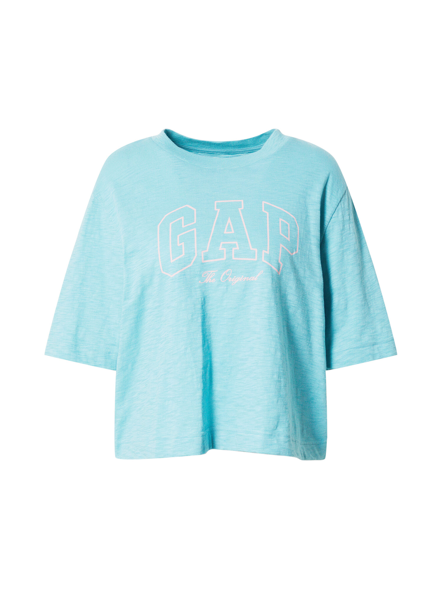 GAP Tricou albastru aqua / alb - Pled.ro