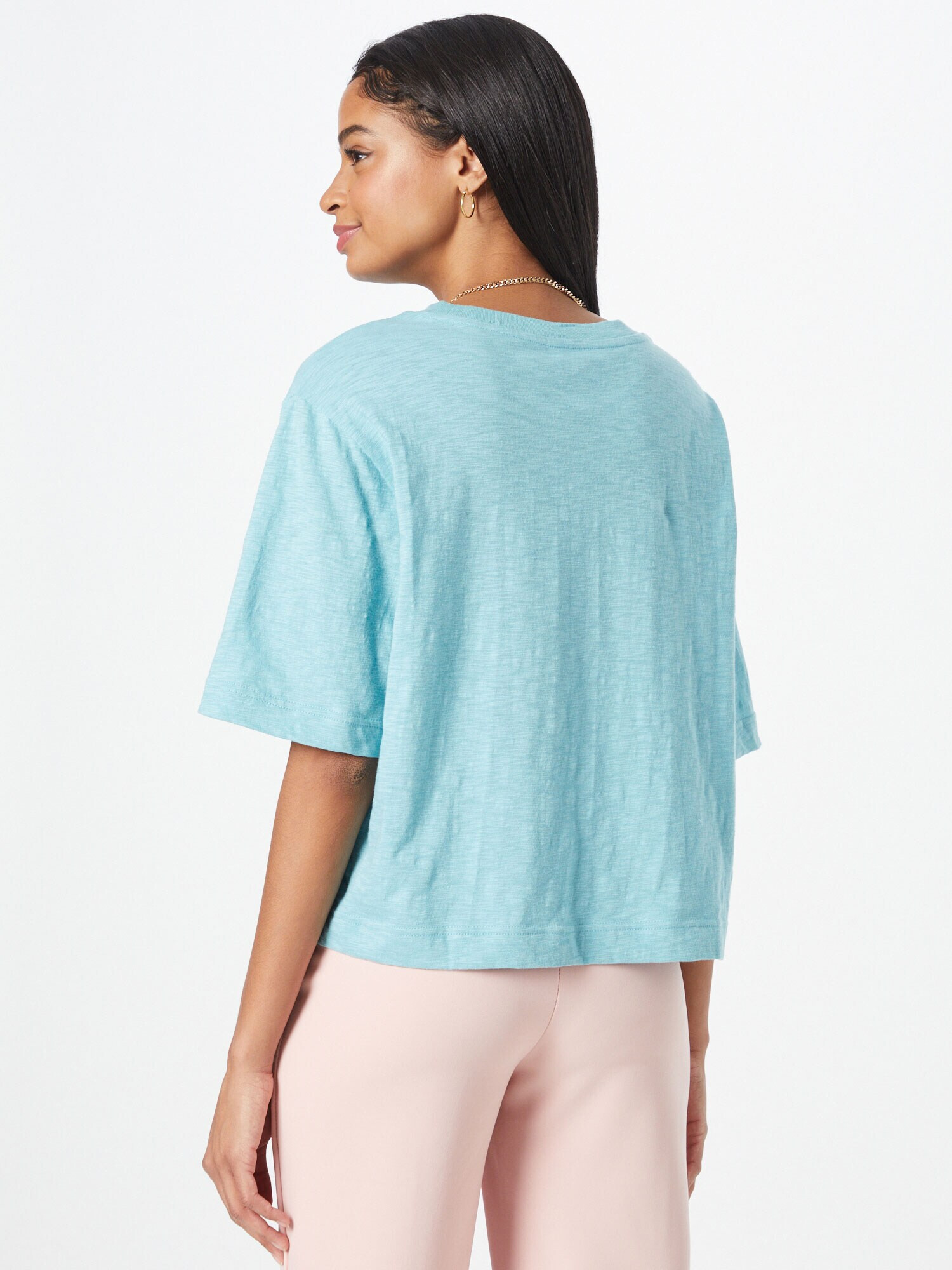 GAP Tricou albastru aqua / alb - Pled.ro