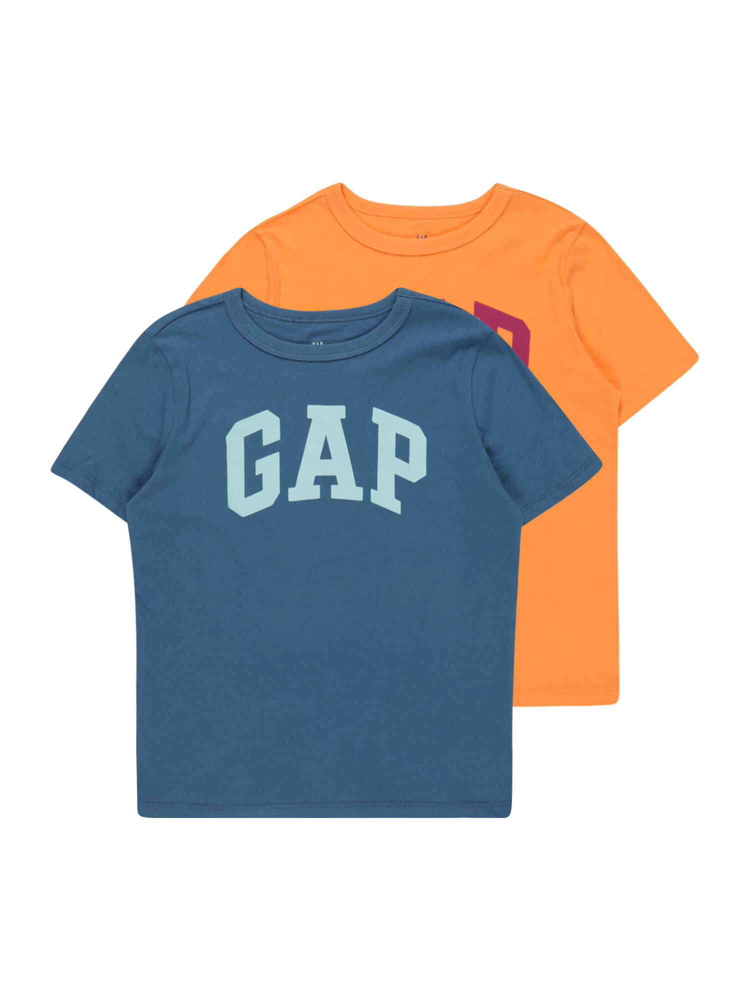 GAP Tricou albastru aqua / albastru închis / portocaliu / roșu-violet - Pled.ro