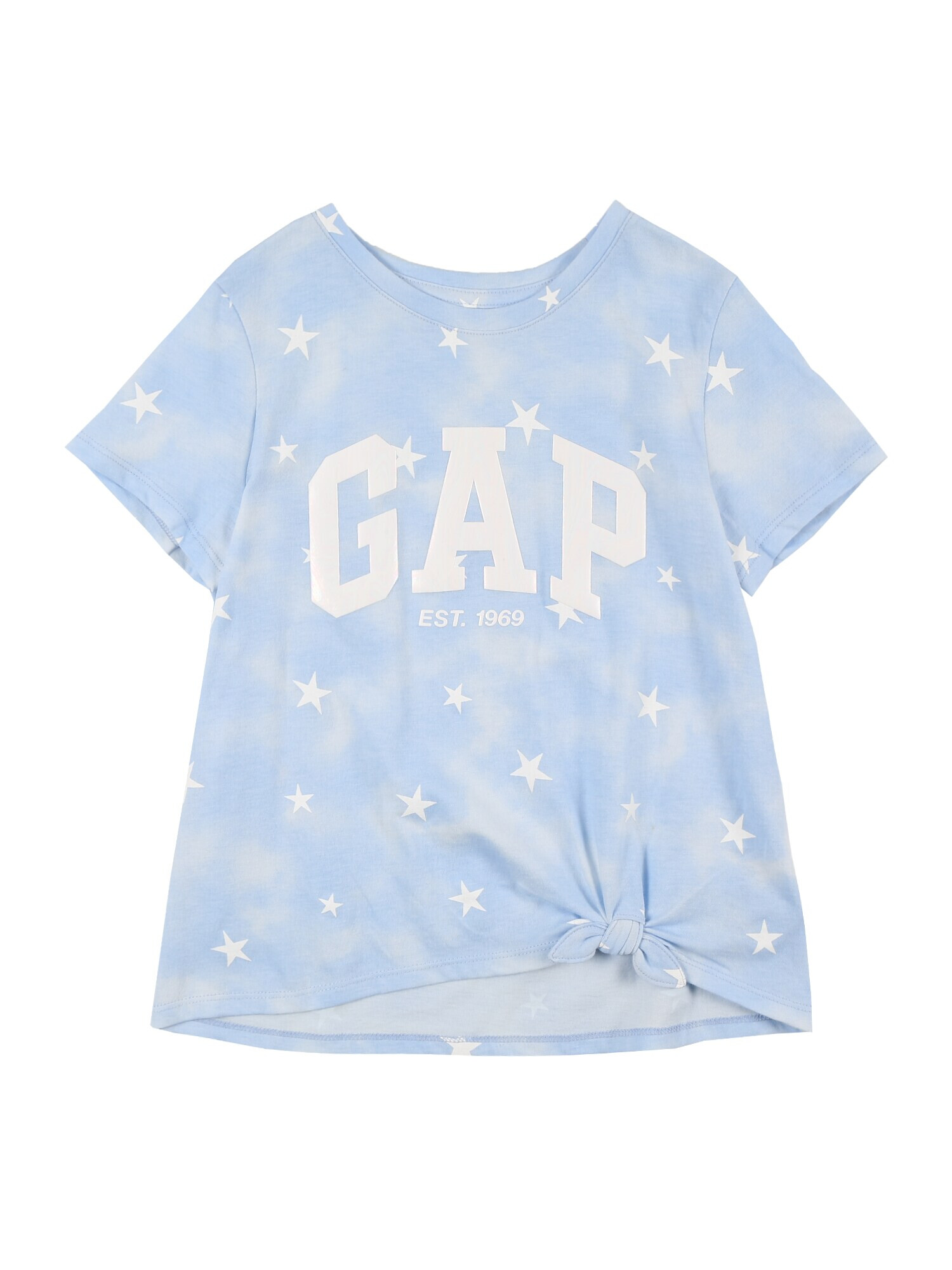 GAP Tricou albastru deschis / alb - Pled.ro