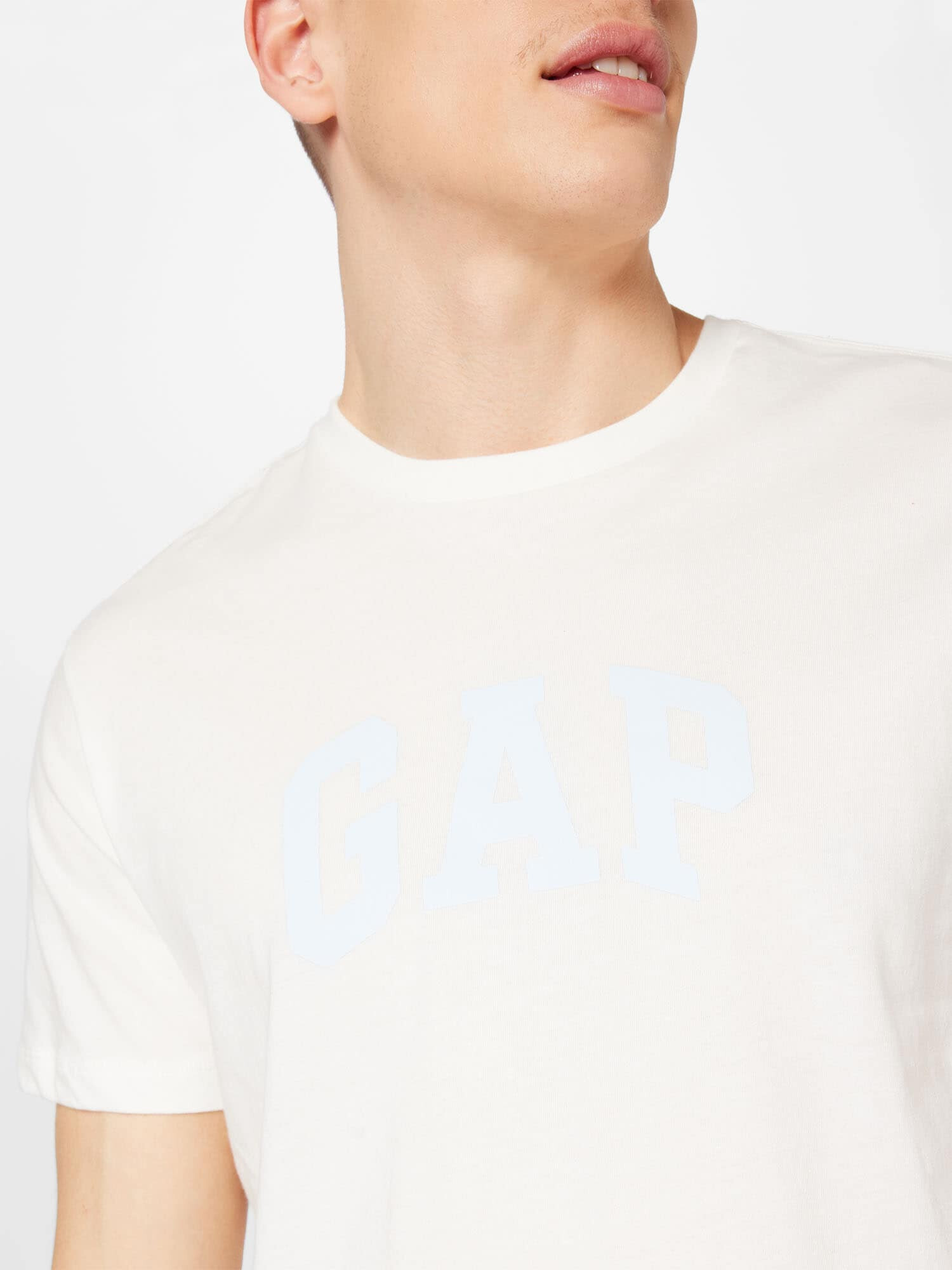 GAP Tricou albastru deschis / alb - Pled.ro